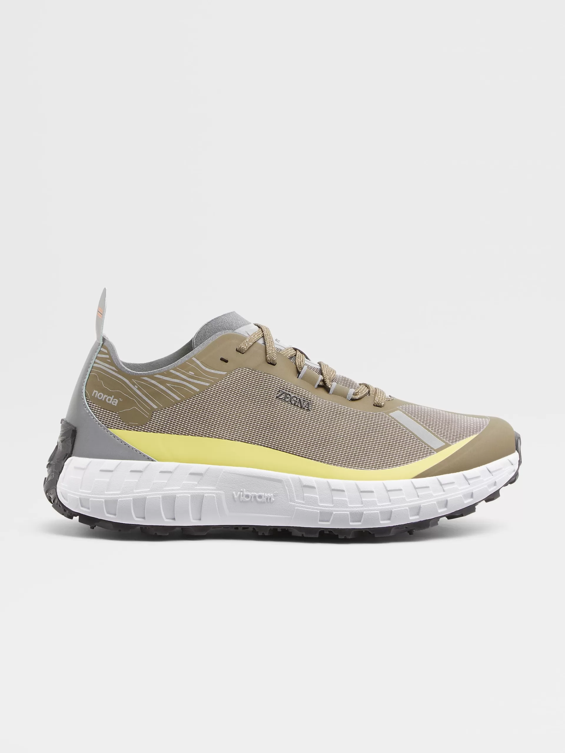 Store ZEGNA Baskets Basses De Running X Norda™ Vert Olive