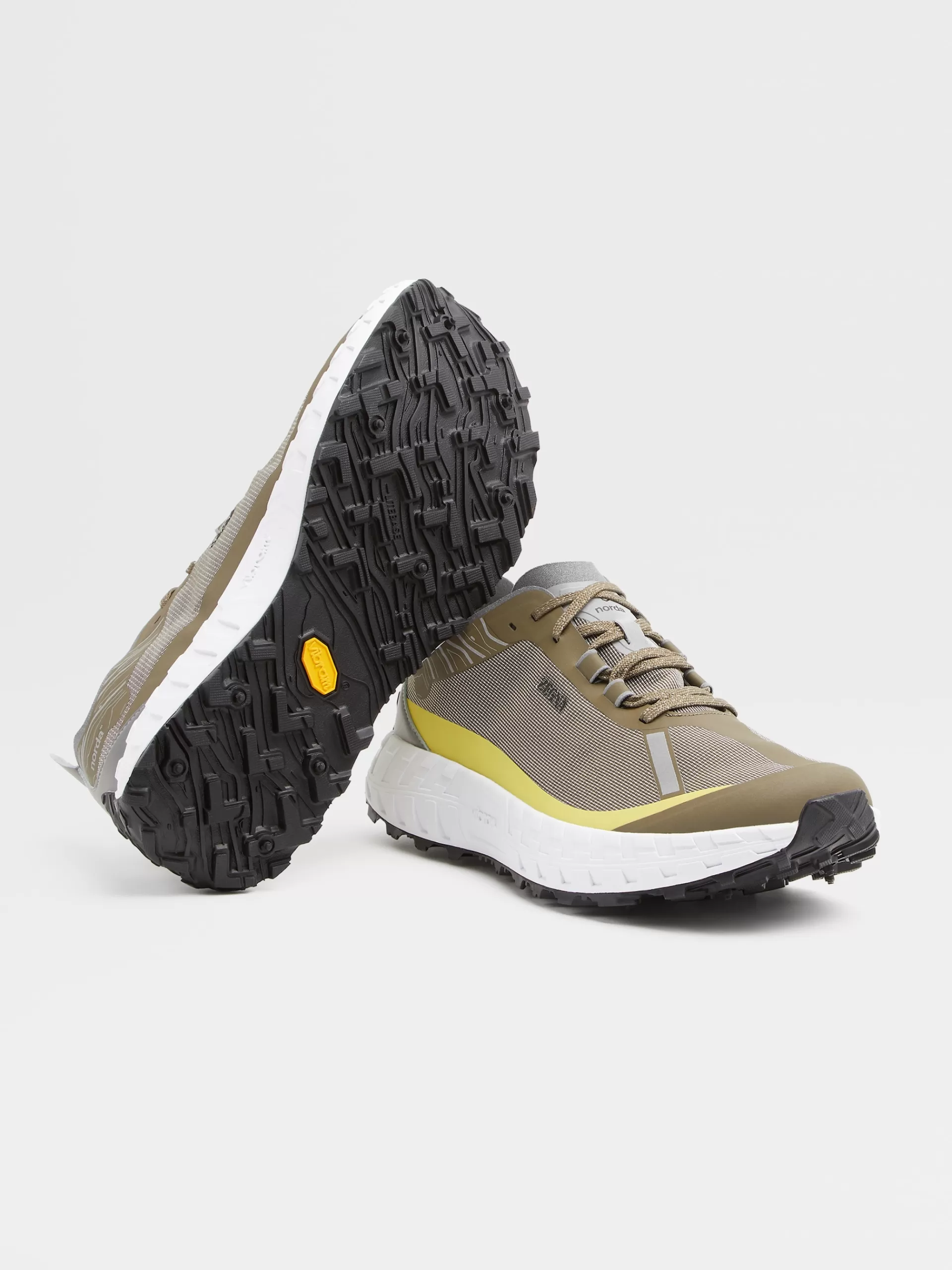 Store ZEGNA Baskets Basses De Running X Norda™ Vert Olive