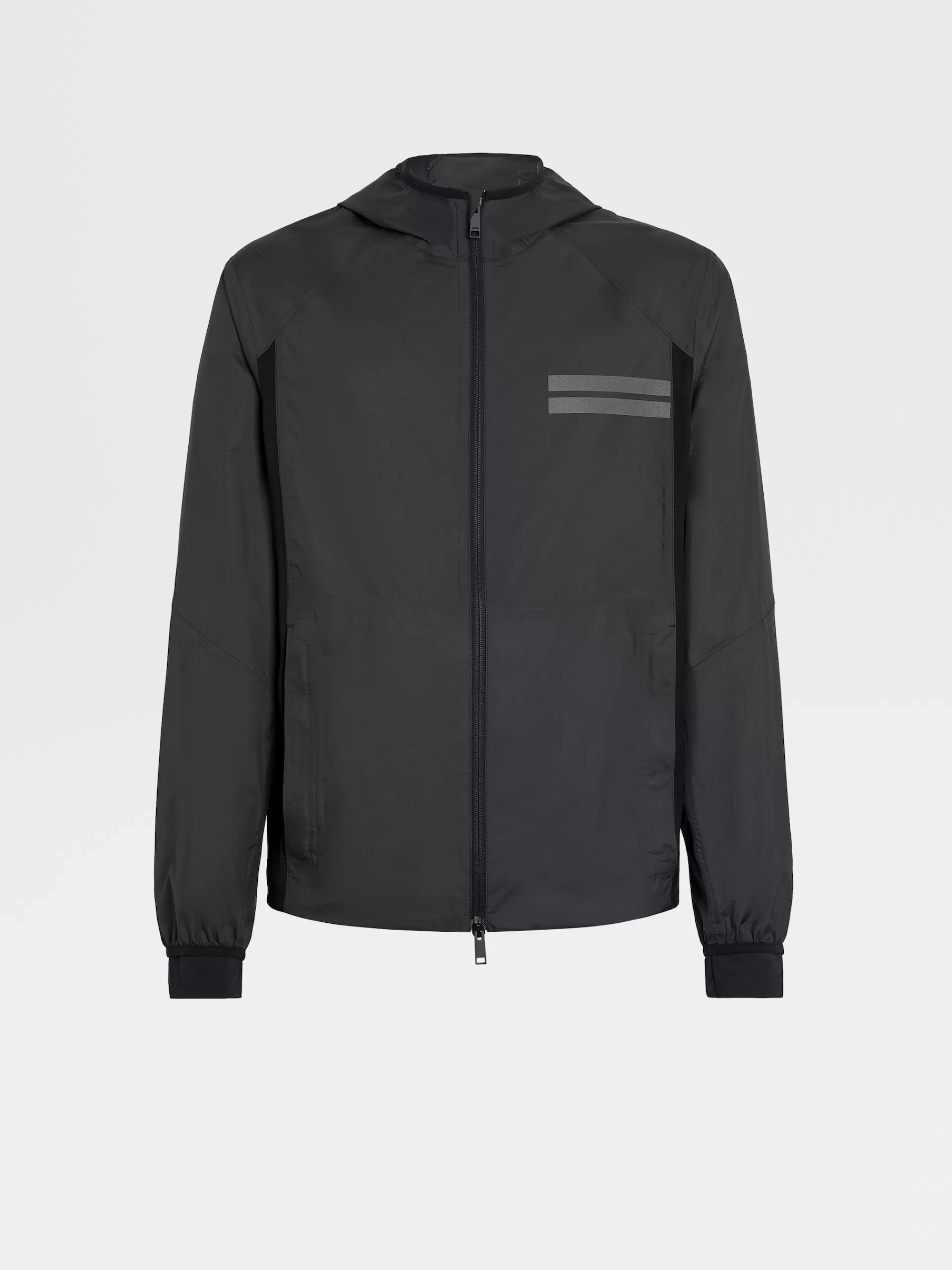 Fashion ZEGNA Blouson A Capuche En Tissu Technique #Usetheexisting™ Noir