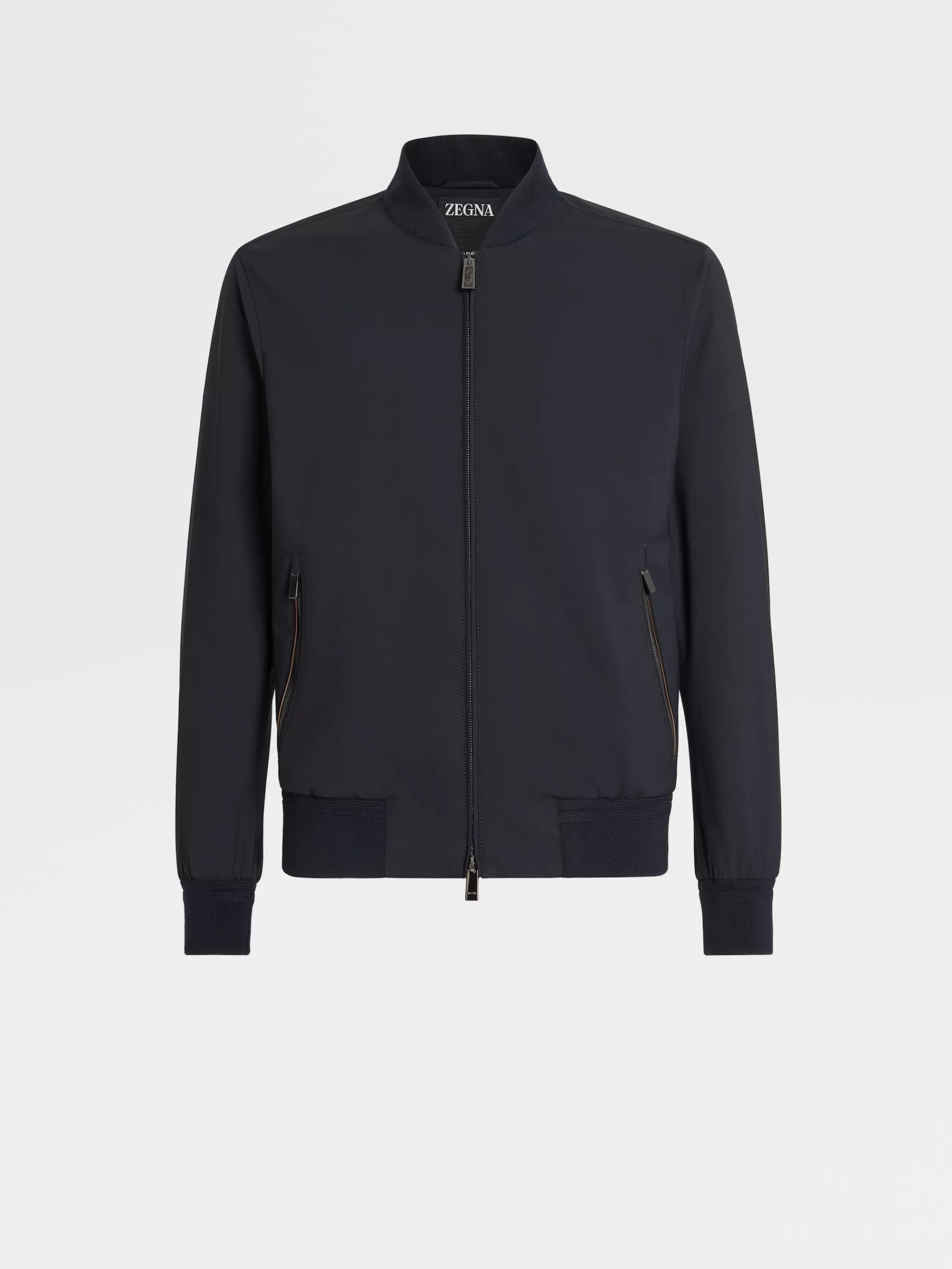 Cheap ZEGNA Bomber En Laine Trofeo™ Elements Bleu Marine