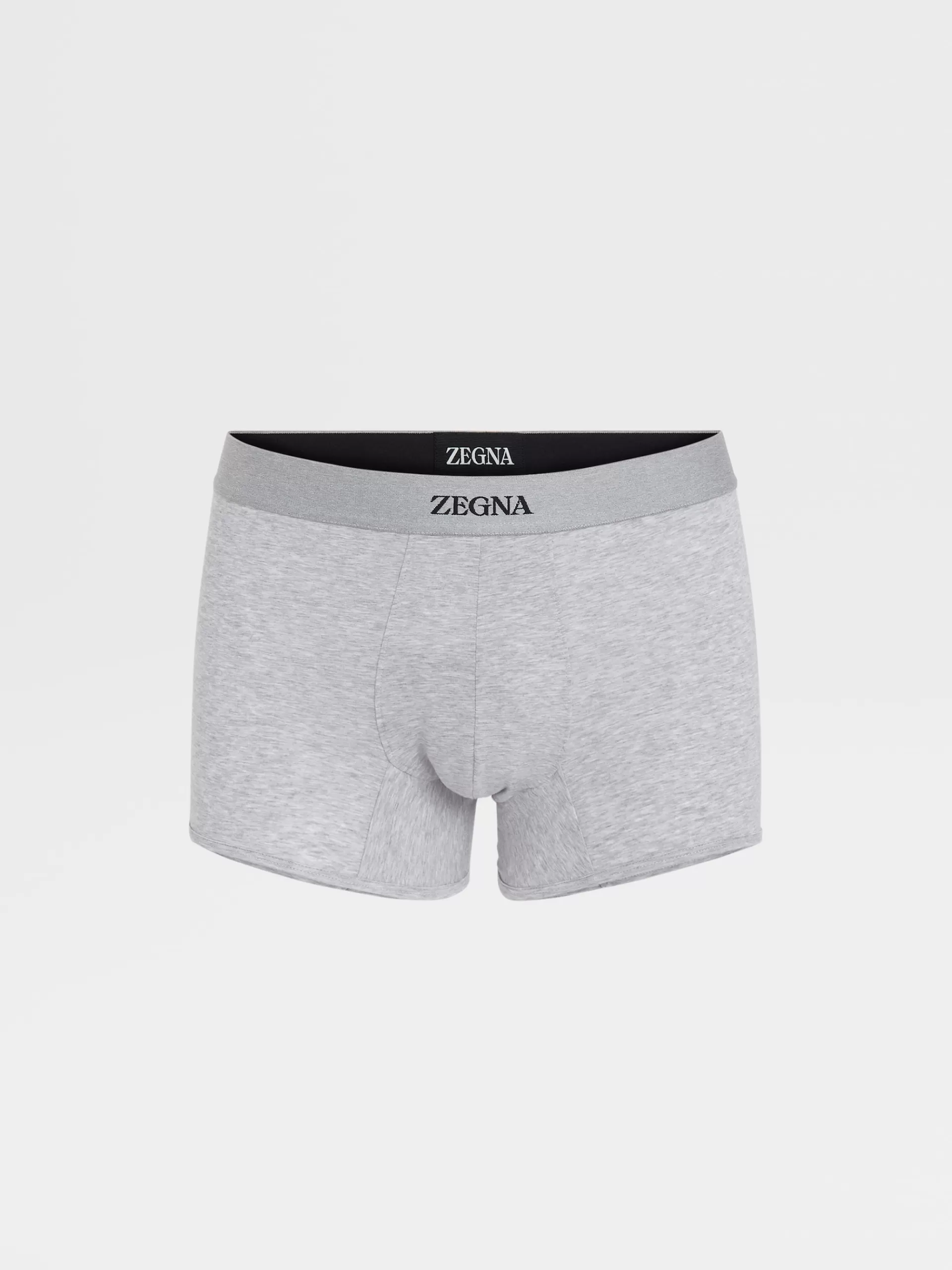 Online ZEGNA Boxer En Coton Gris Chine