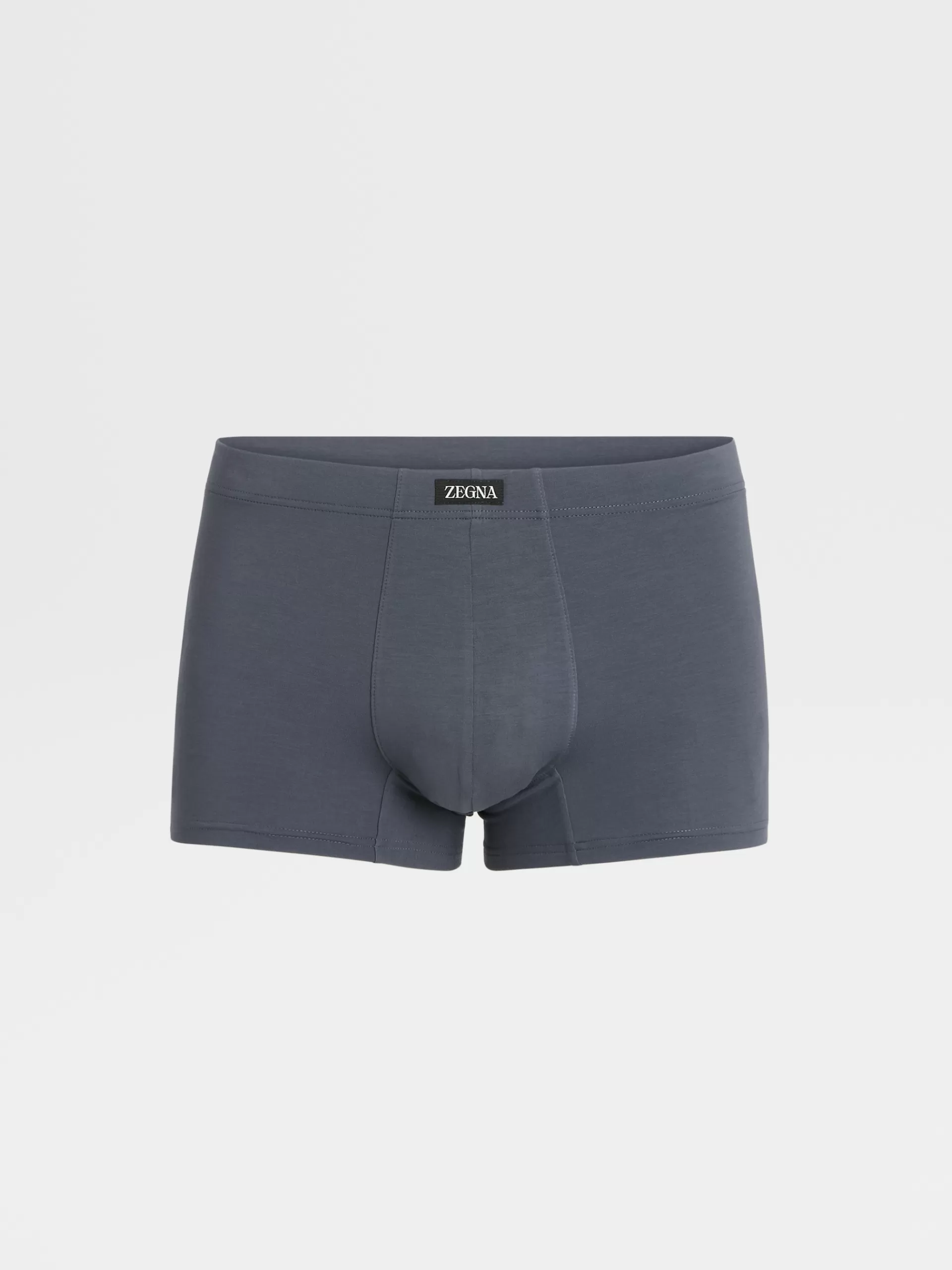 Hot ZEGNA Boxer En Modal Extensible Gris Ardoise