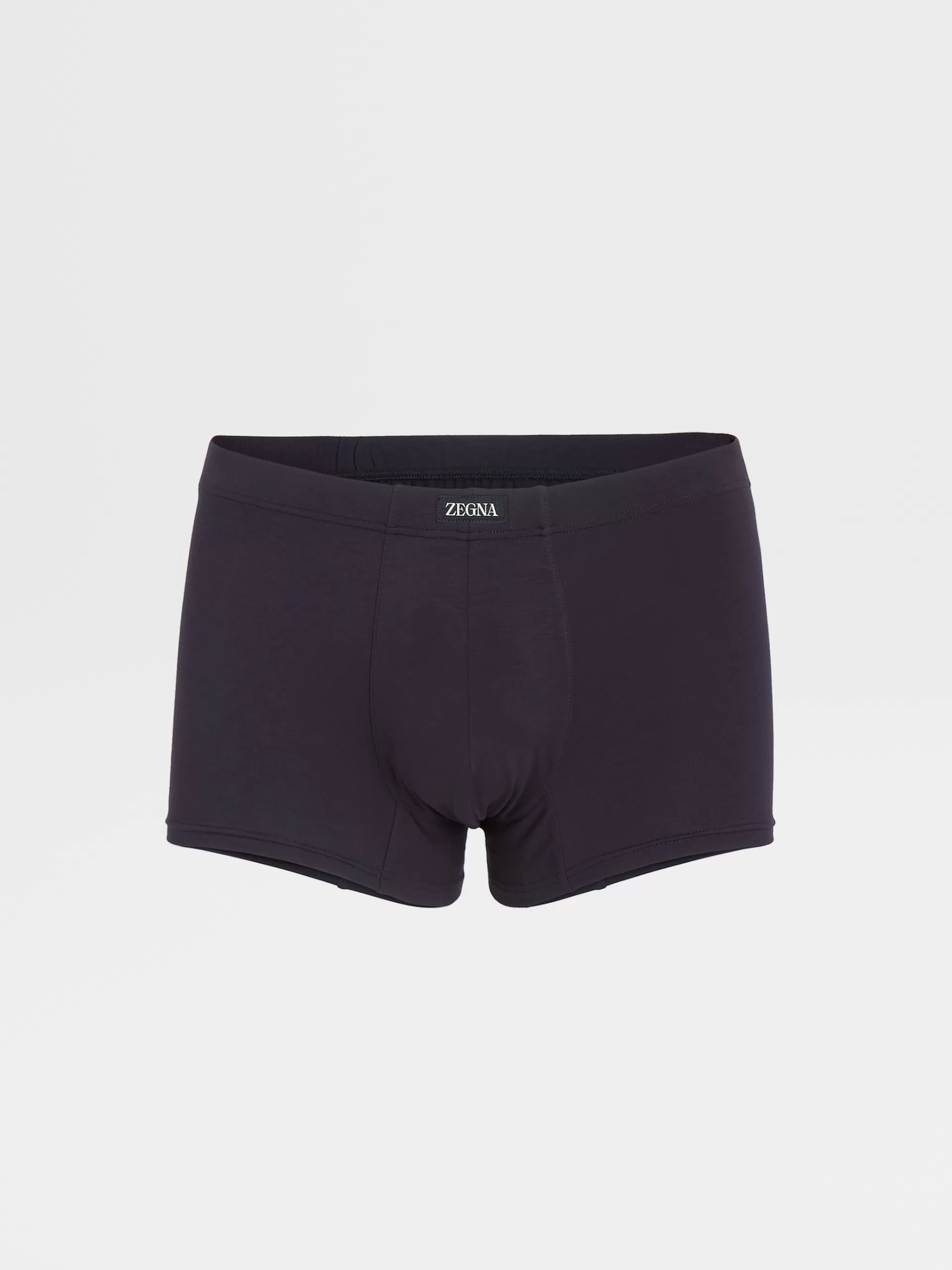 Store ZEGNA Boxer En Modal Extensible Bleu Marine