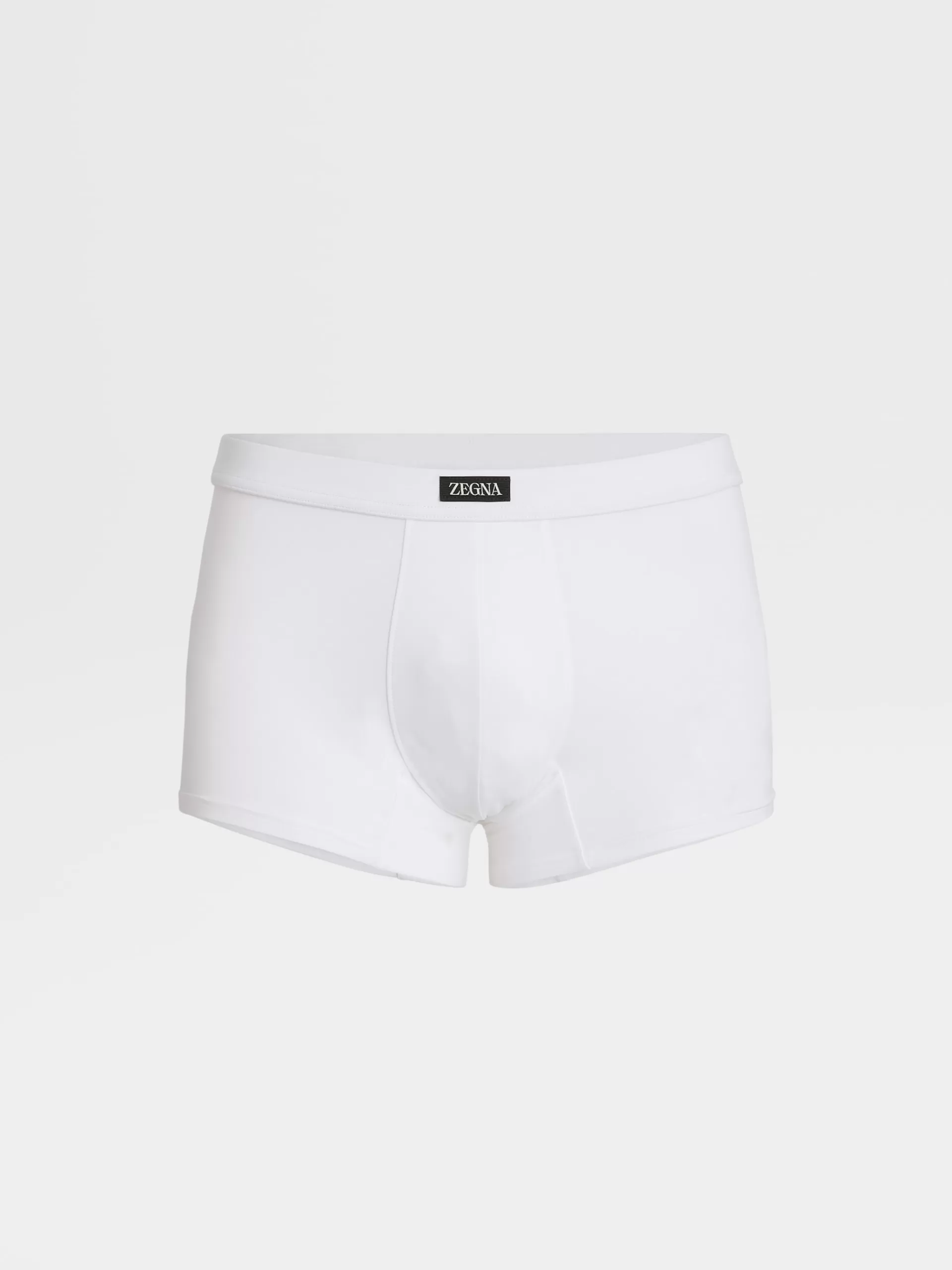 Shop ZEGNA Boxer En Modal Extensible Blanc