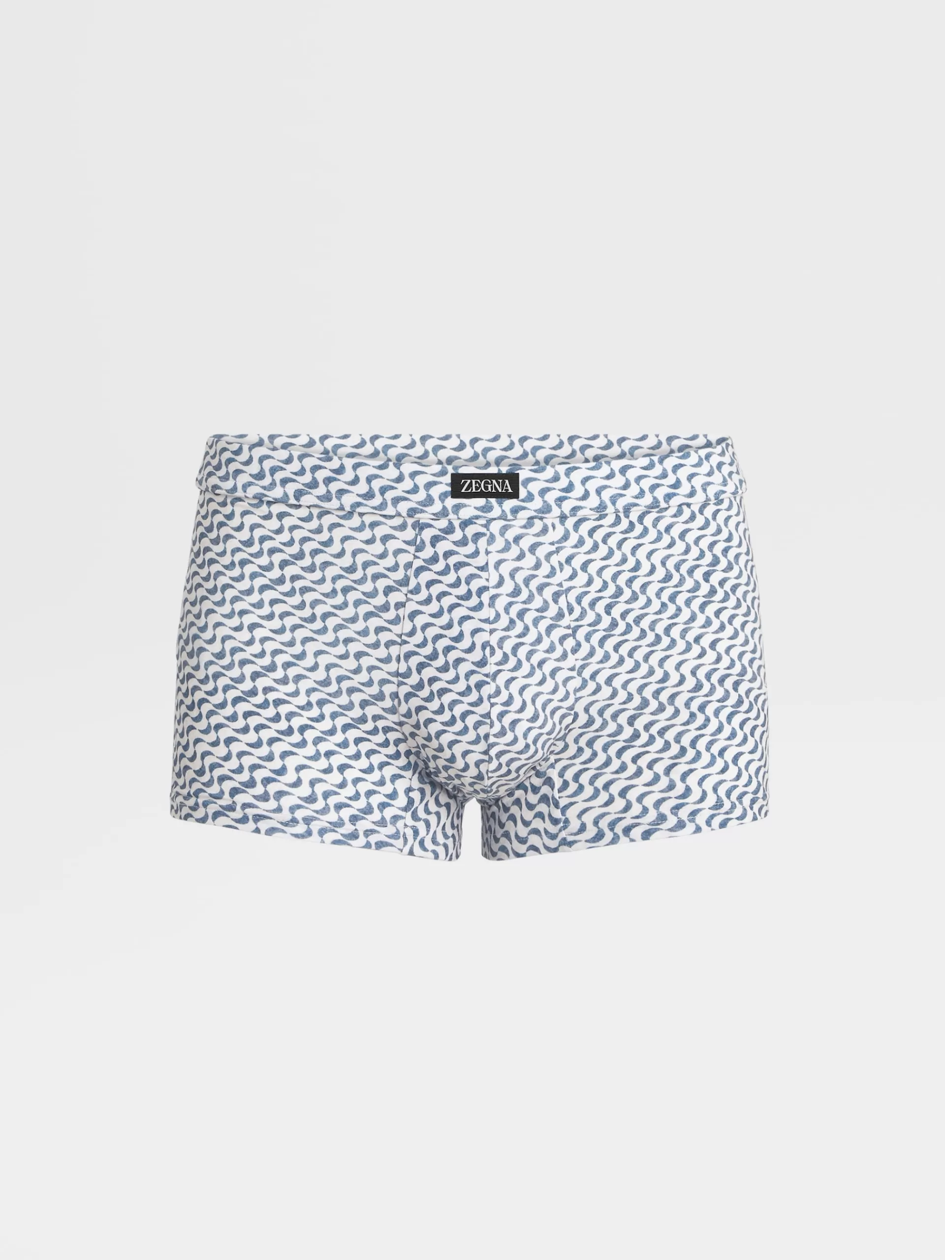 Clearance ZEGNA Boxer Imprime En Modal Extensible Blanc