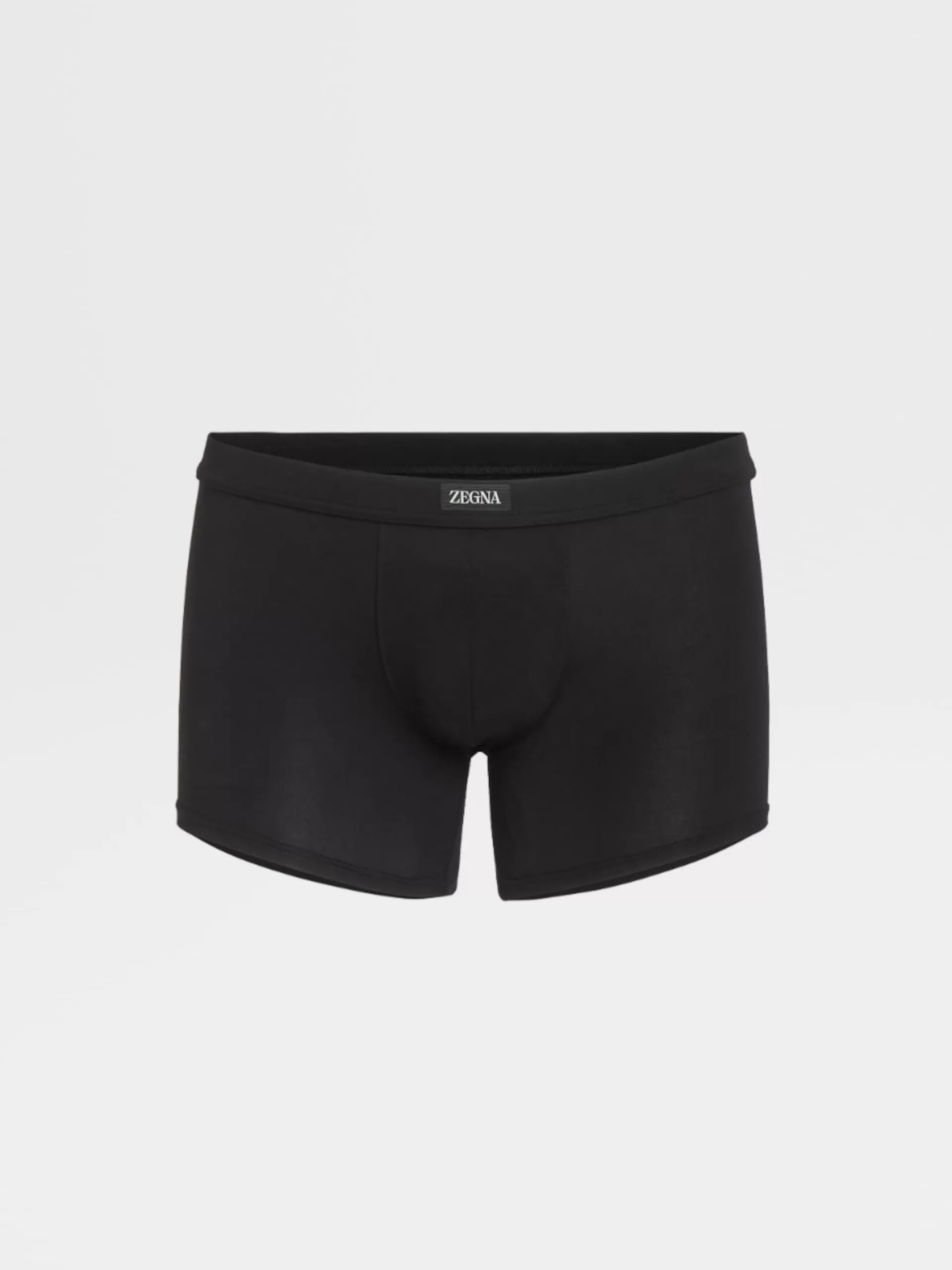 Hot ZEGNA Boxer Long En Modal Extensible Noir