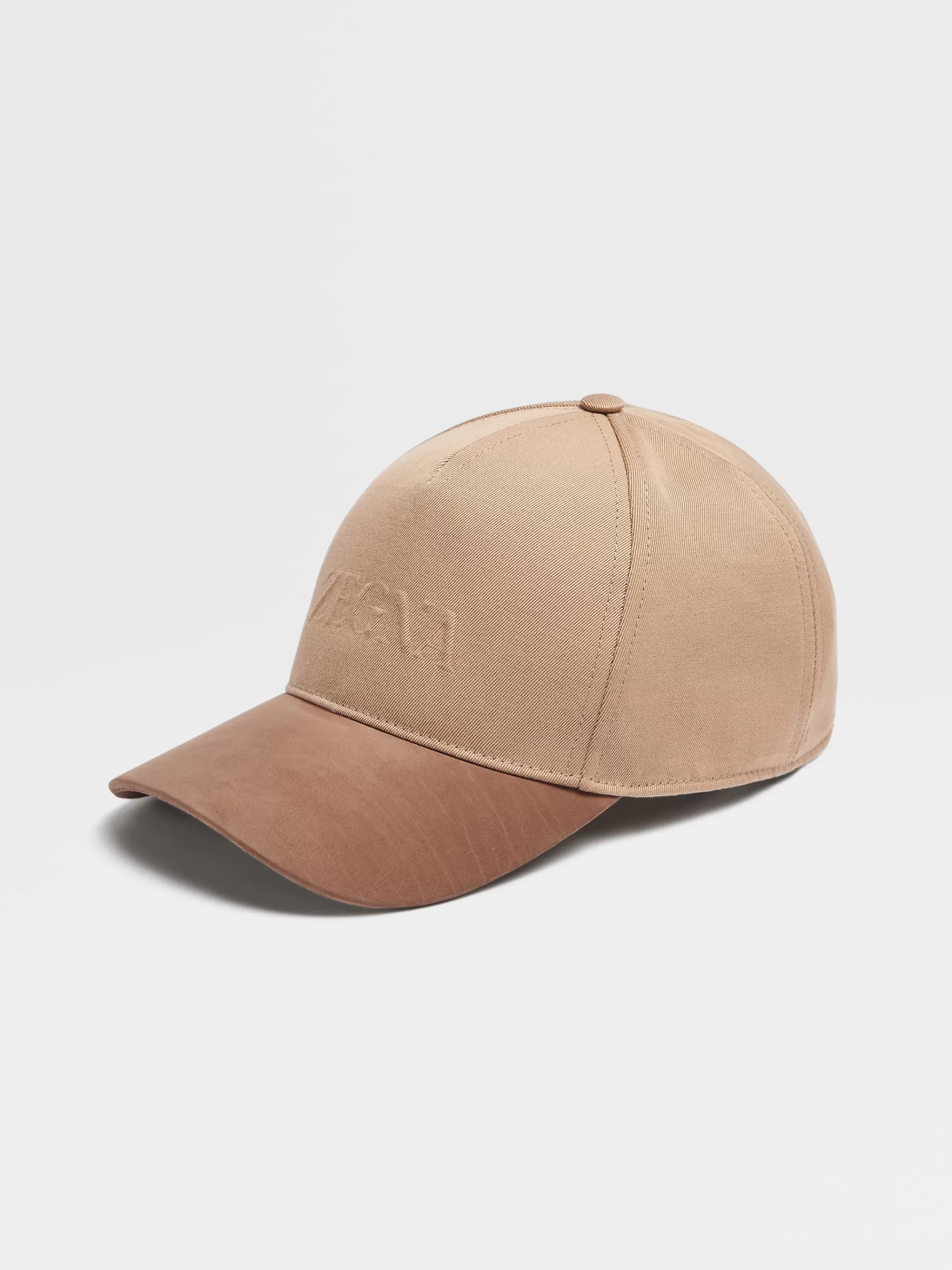 Clearance ZEGNA Casquette De Baseball En Coton Et Laine Beige