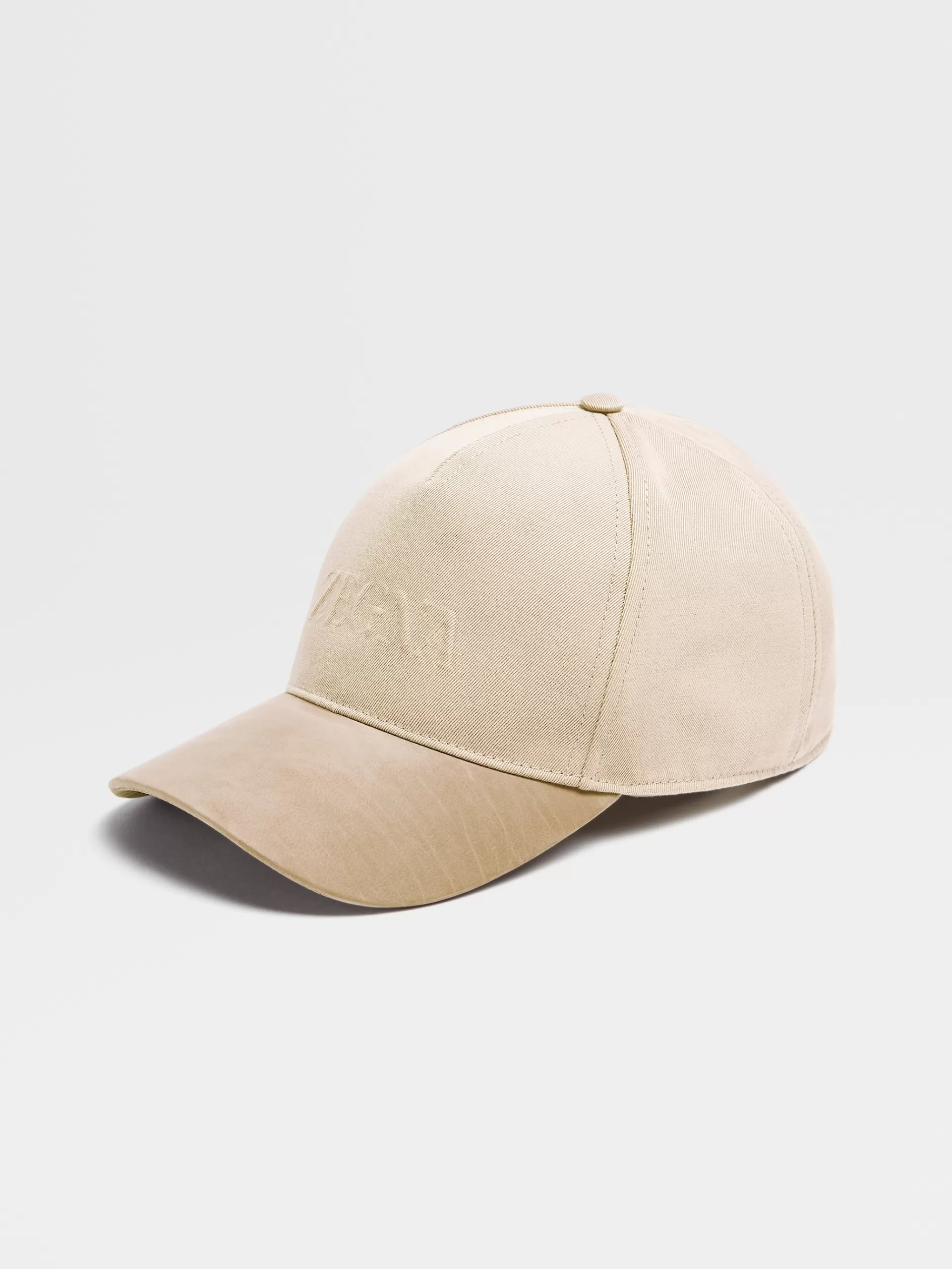 Sale ZEGNA Casquette De Baseball En Coton Et Lainehe Blanc