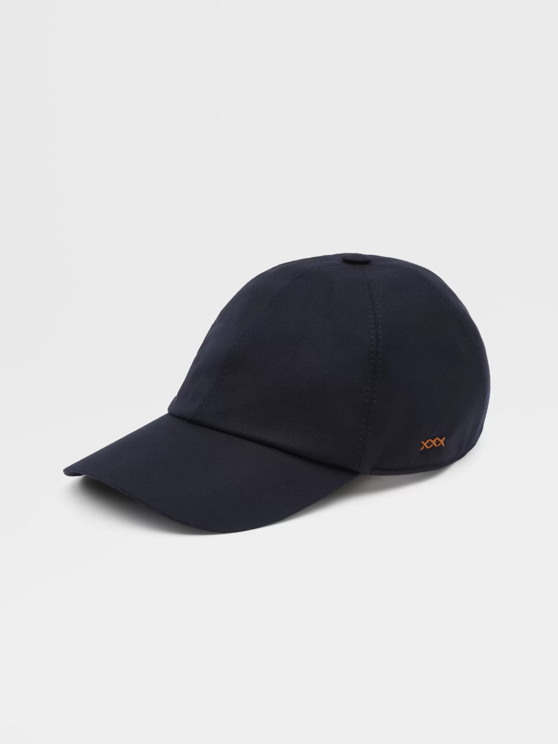 Online ZEGNA Casquette De Baseball En Laine 12Milmil12 Bleu Fonce