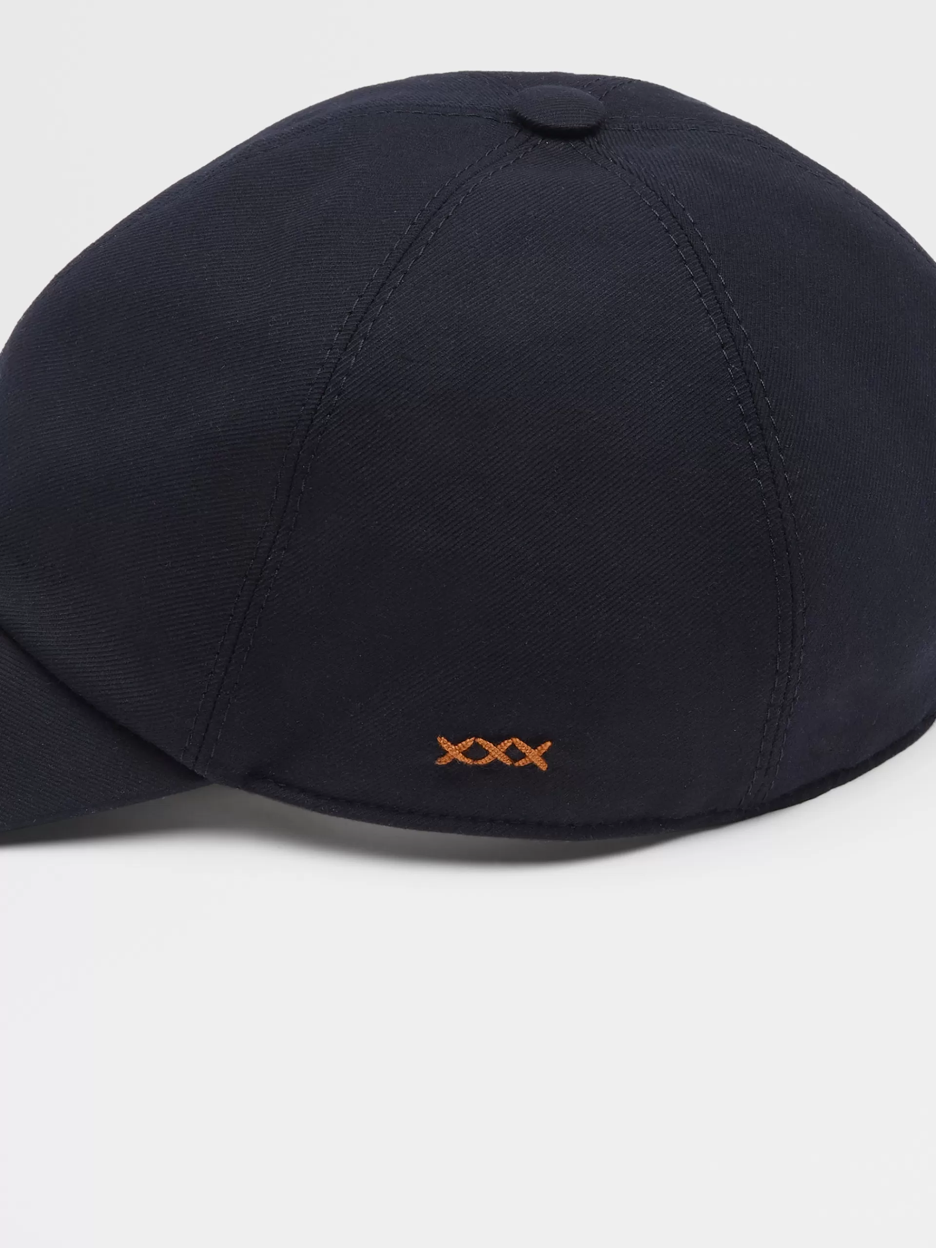 Online ZEGNA Casquette De Baseball En Laine 12Milmil12 Bleu Fonce