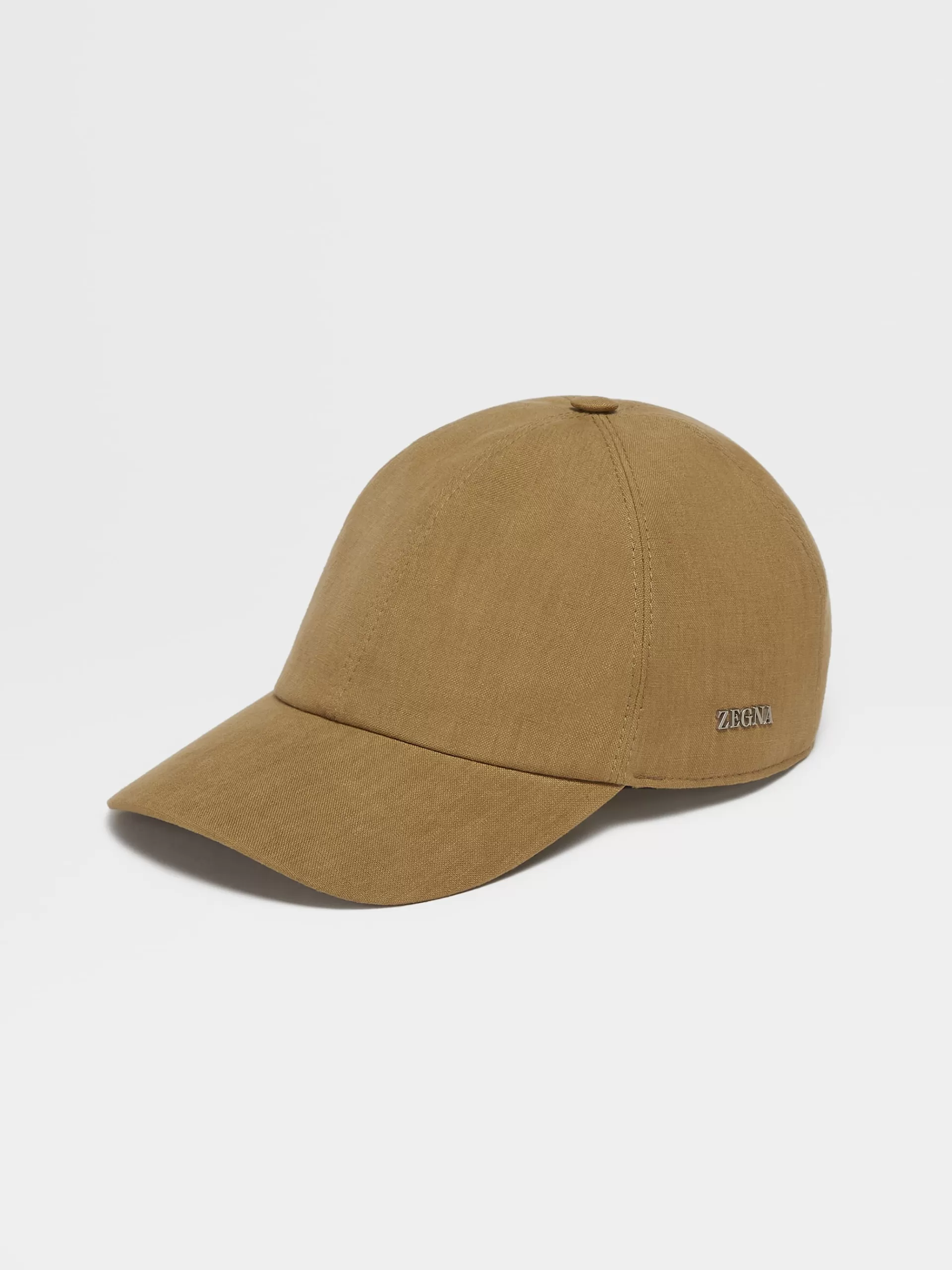 Outlet ZEGNA Casquette De Baseball En Lin Vert Clair