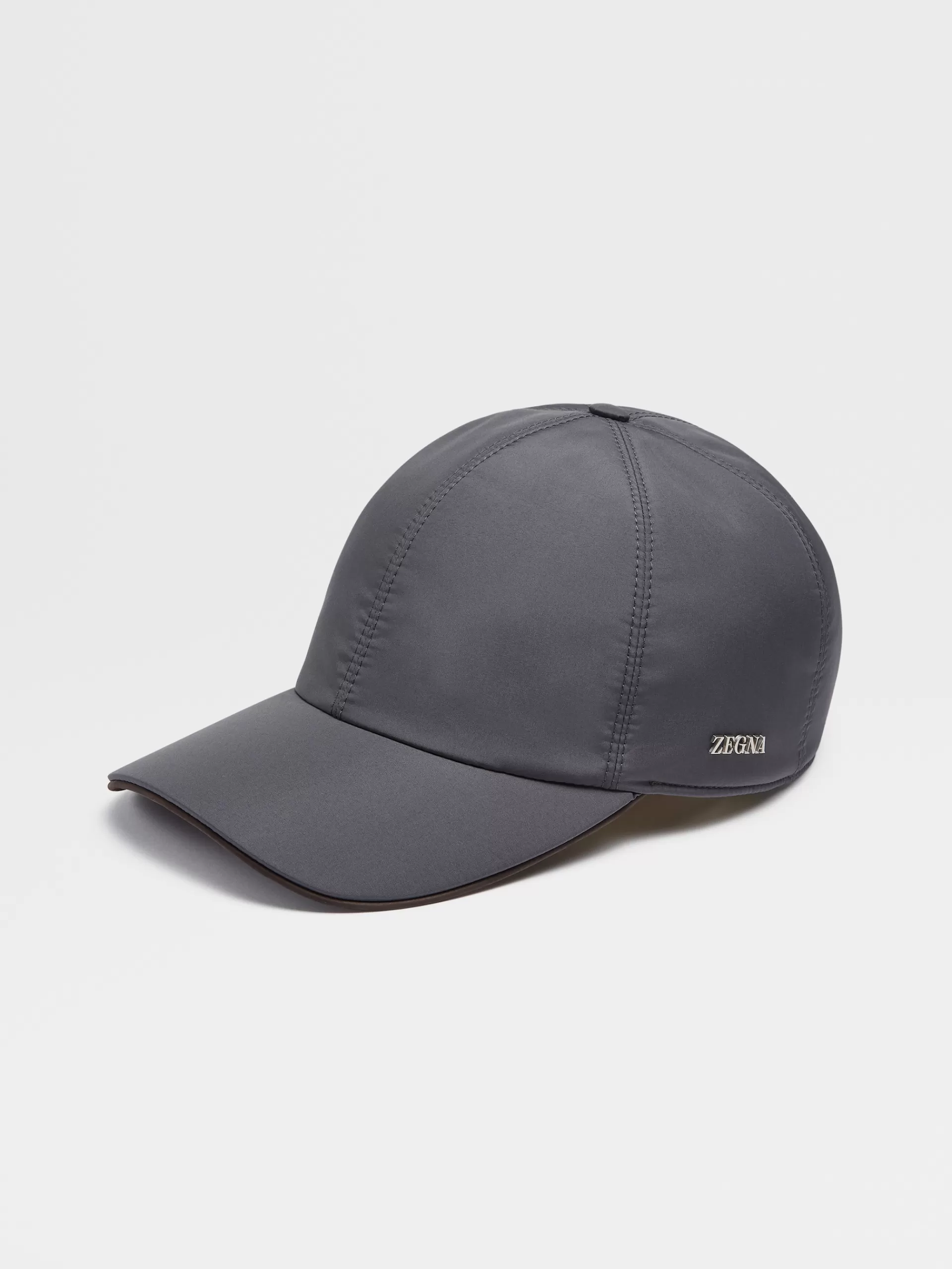 Discount ZEGNA Casquette De Baseball En Tissu Techniquee Gris