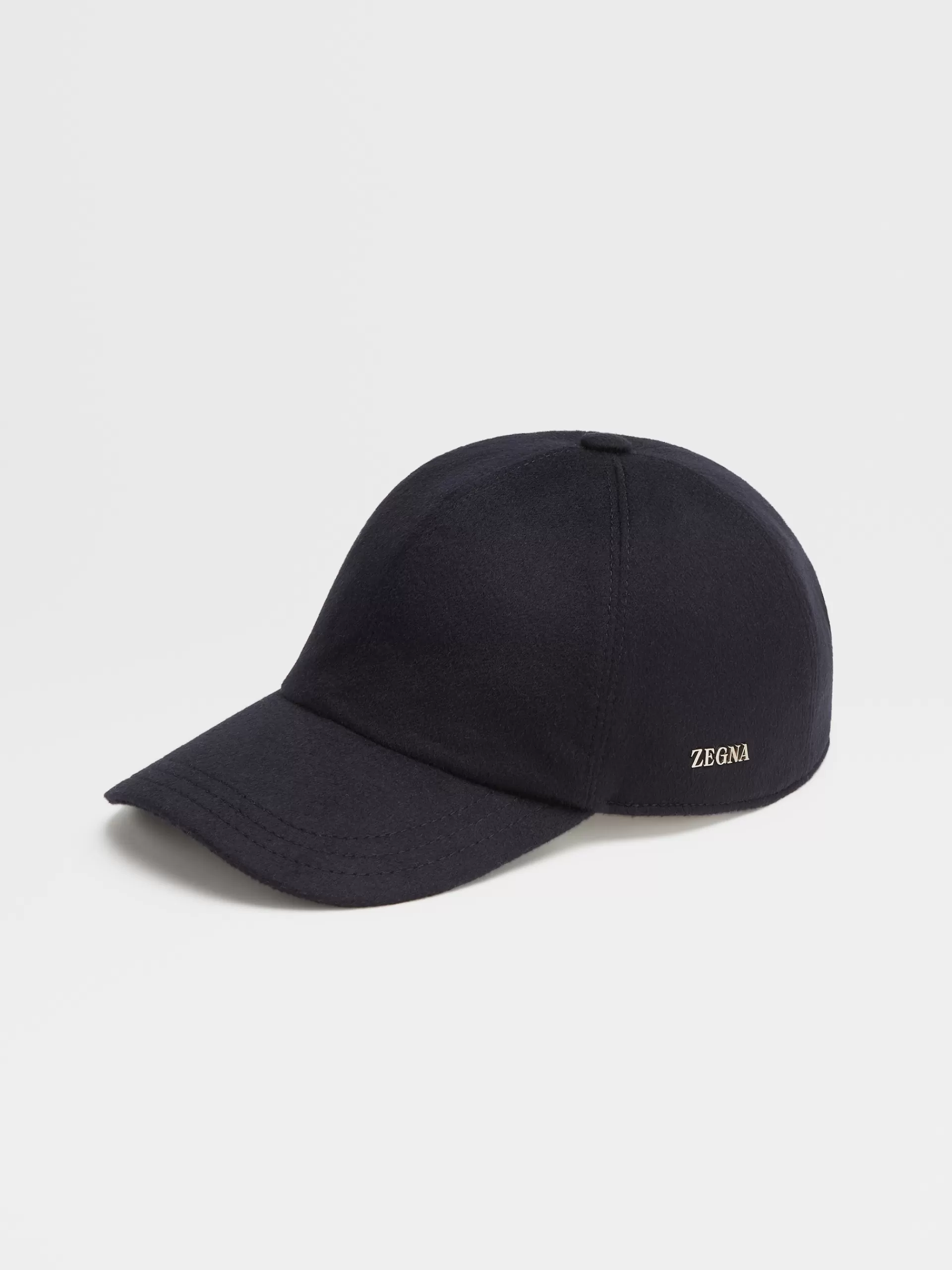 Fashion ZEGNA Casquette En Cachemire Bleu Fonce