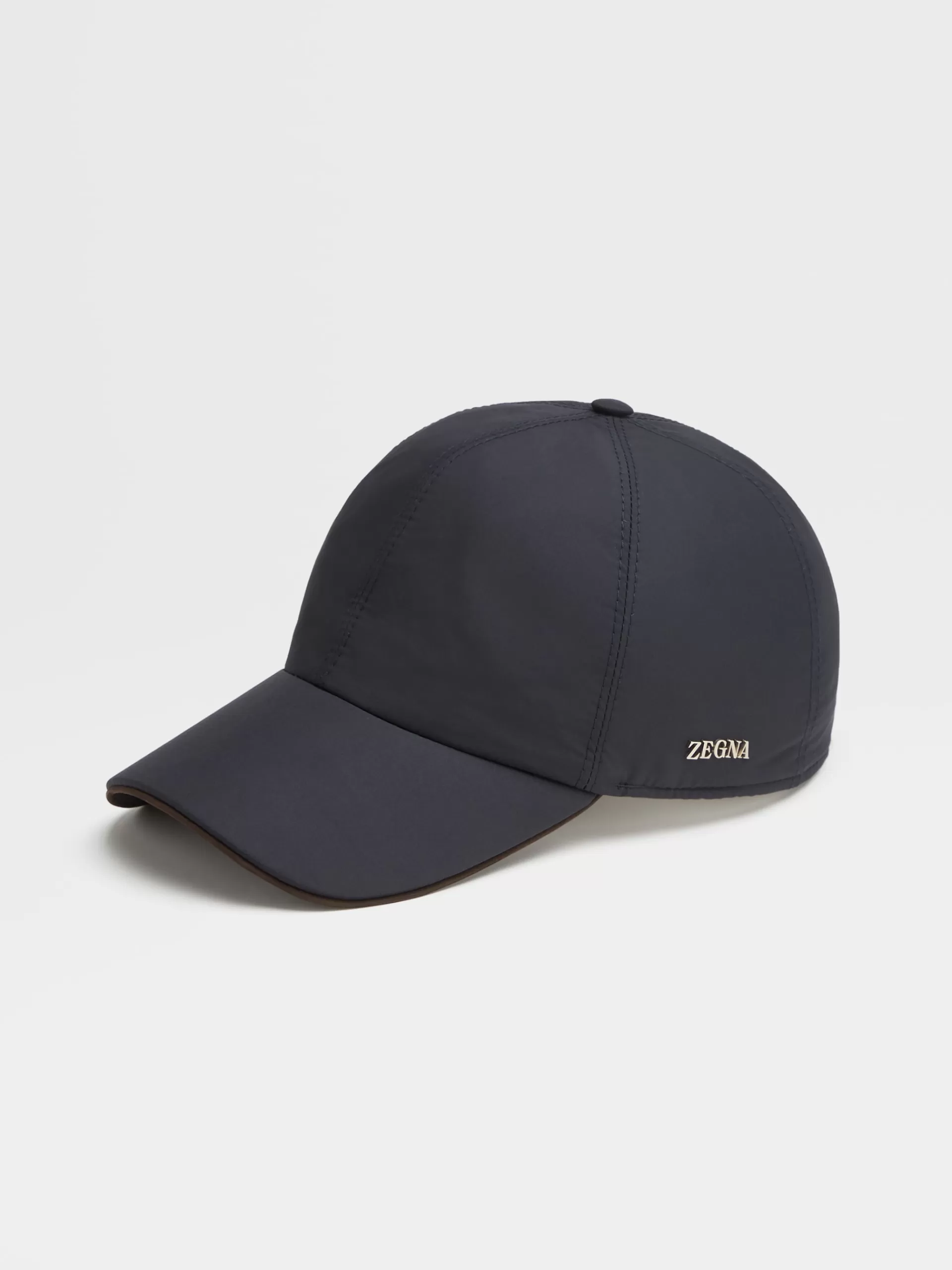 Best ZEGNA Casquette En Tissu Technique Bleu Fonce