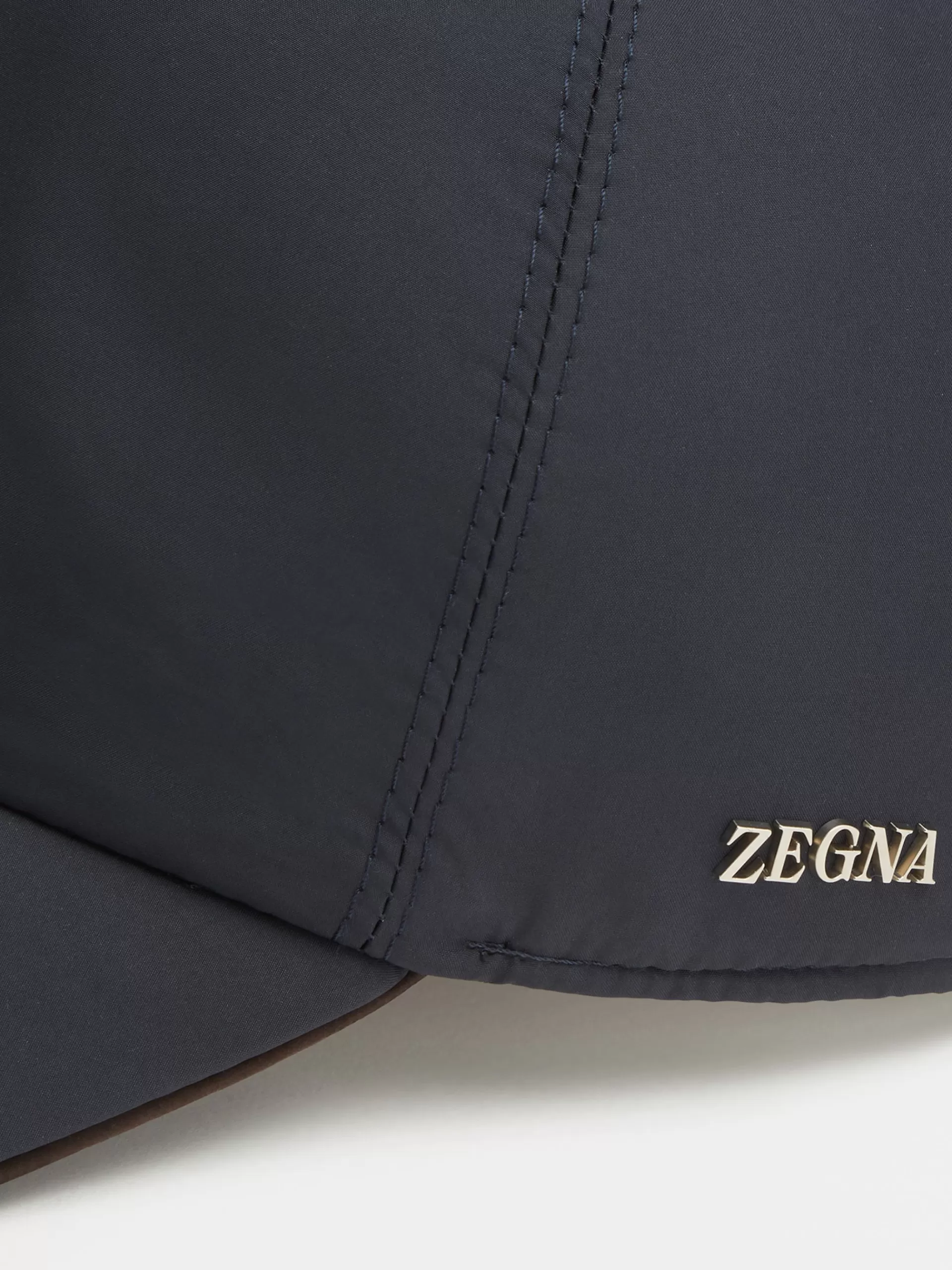 Best ZEGNA Casquette En Tissu Technique Bleu Fonce