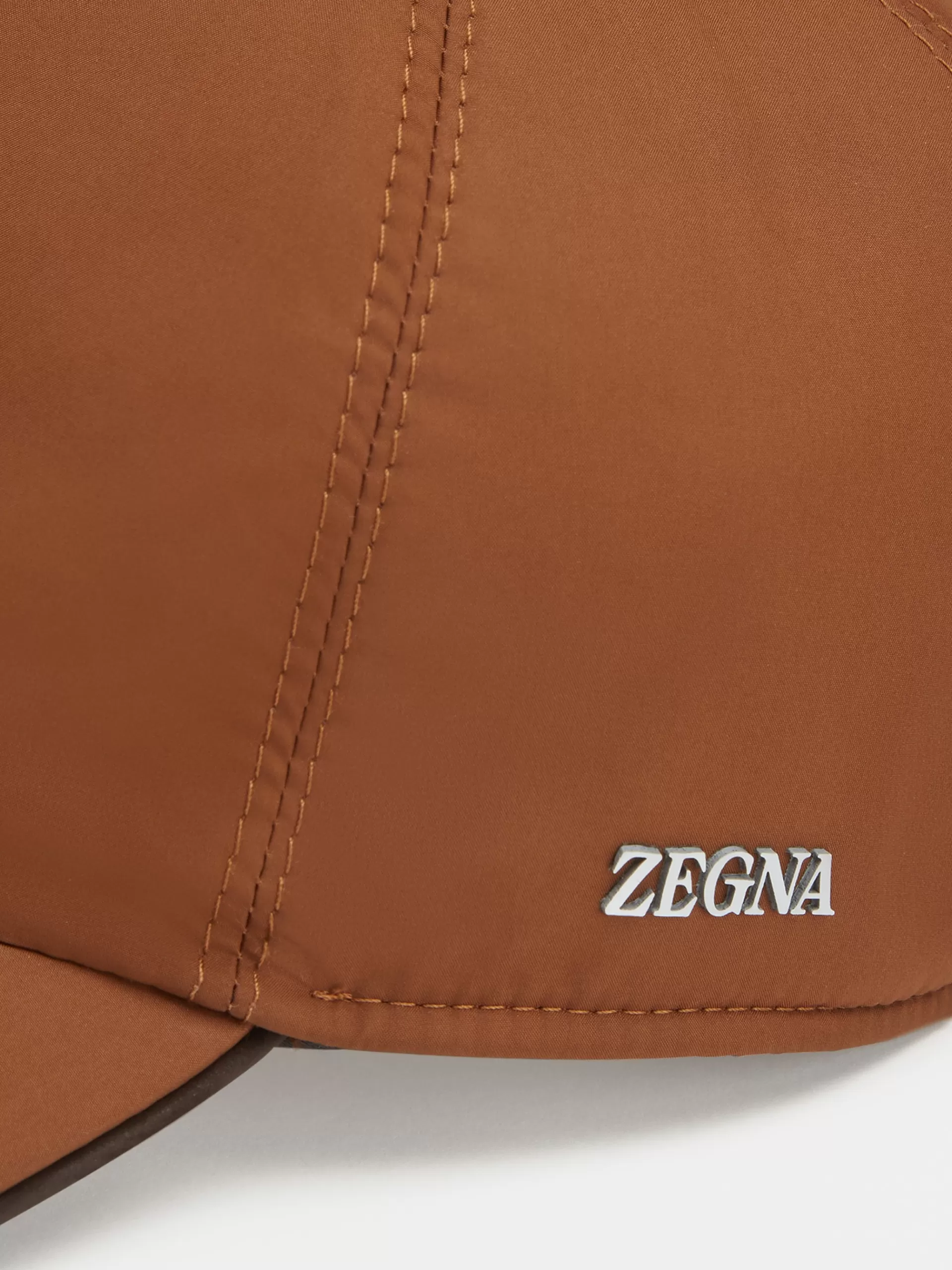 Hot ZEGNA Casquette En Tissu Technique Marron Vigogne