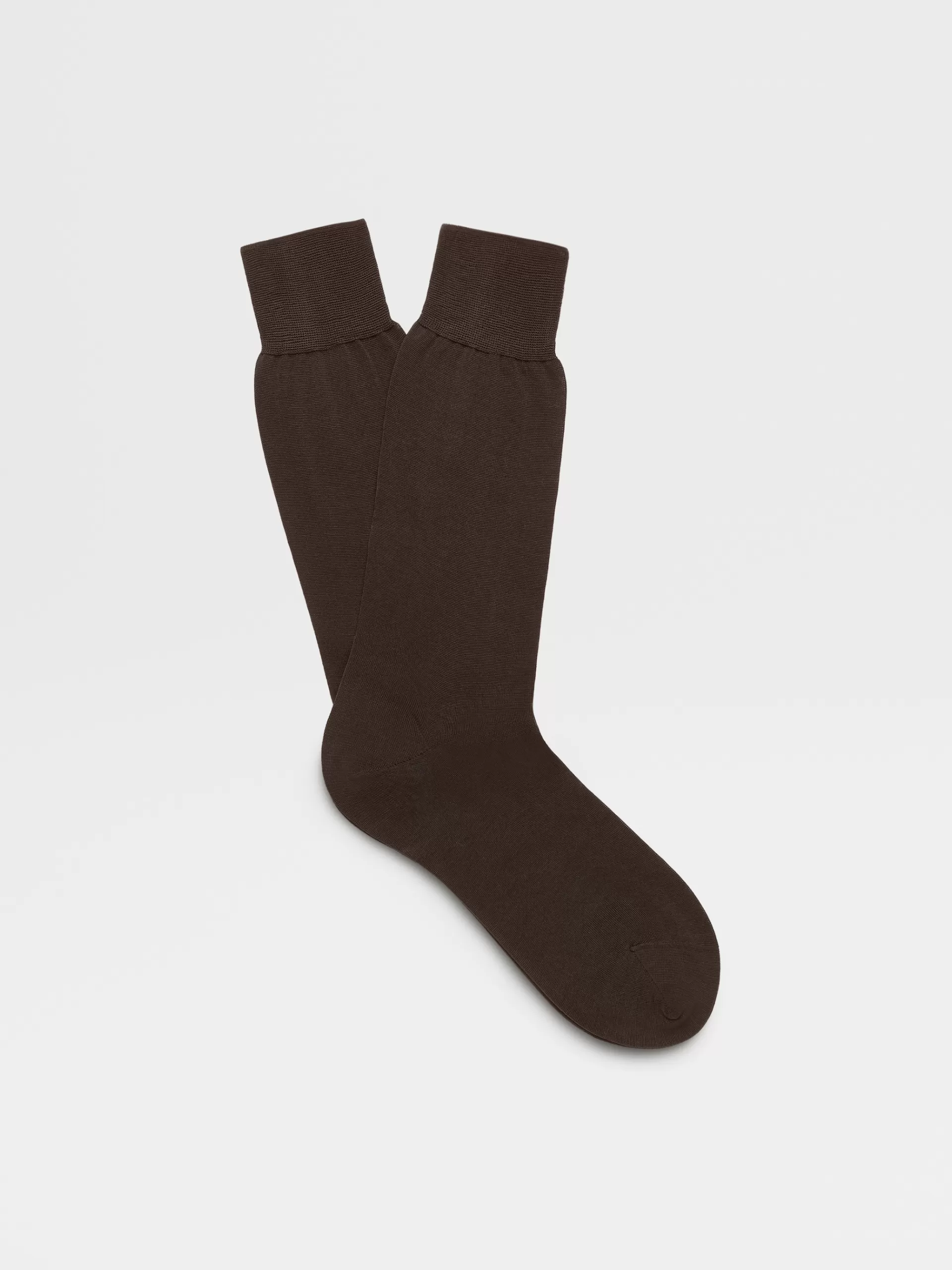 Discount ZEGNA Chaussettes En Coton Marron