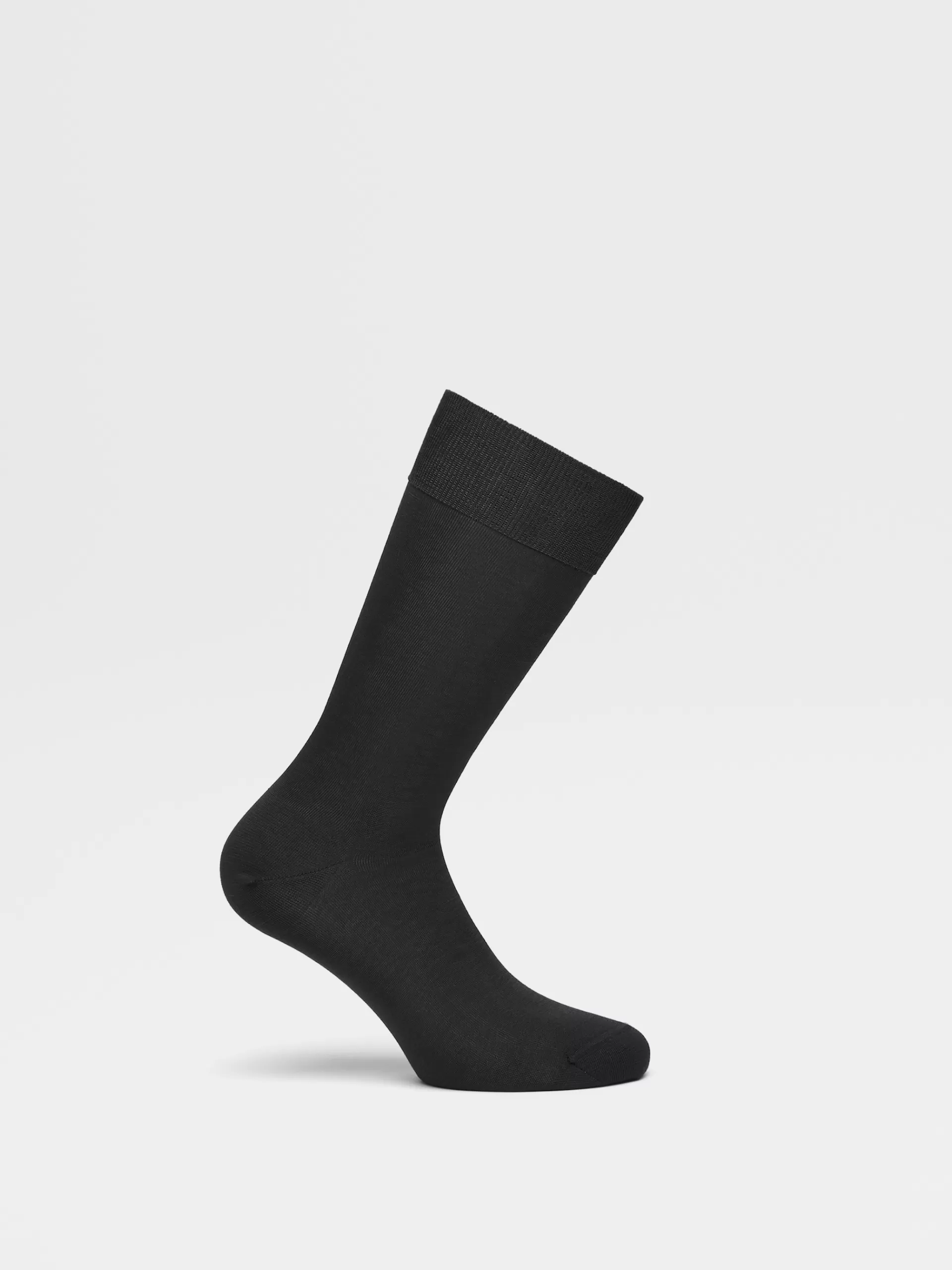 Discount ZEGNA Chaussettes En Coton Bleu Marine