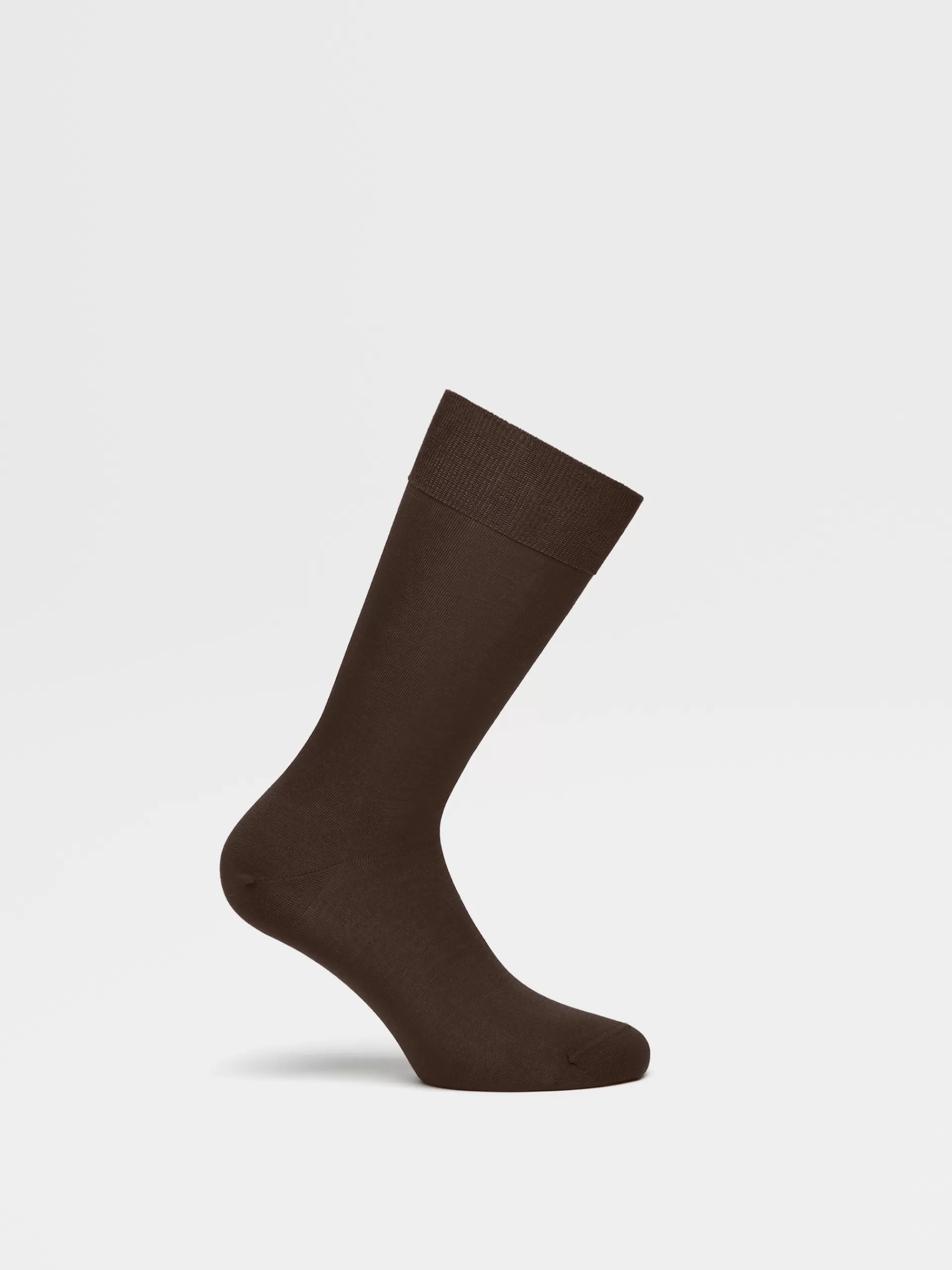 Discount ZEGNA Chaussettes En Coton Marron