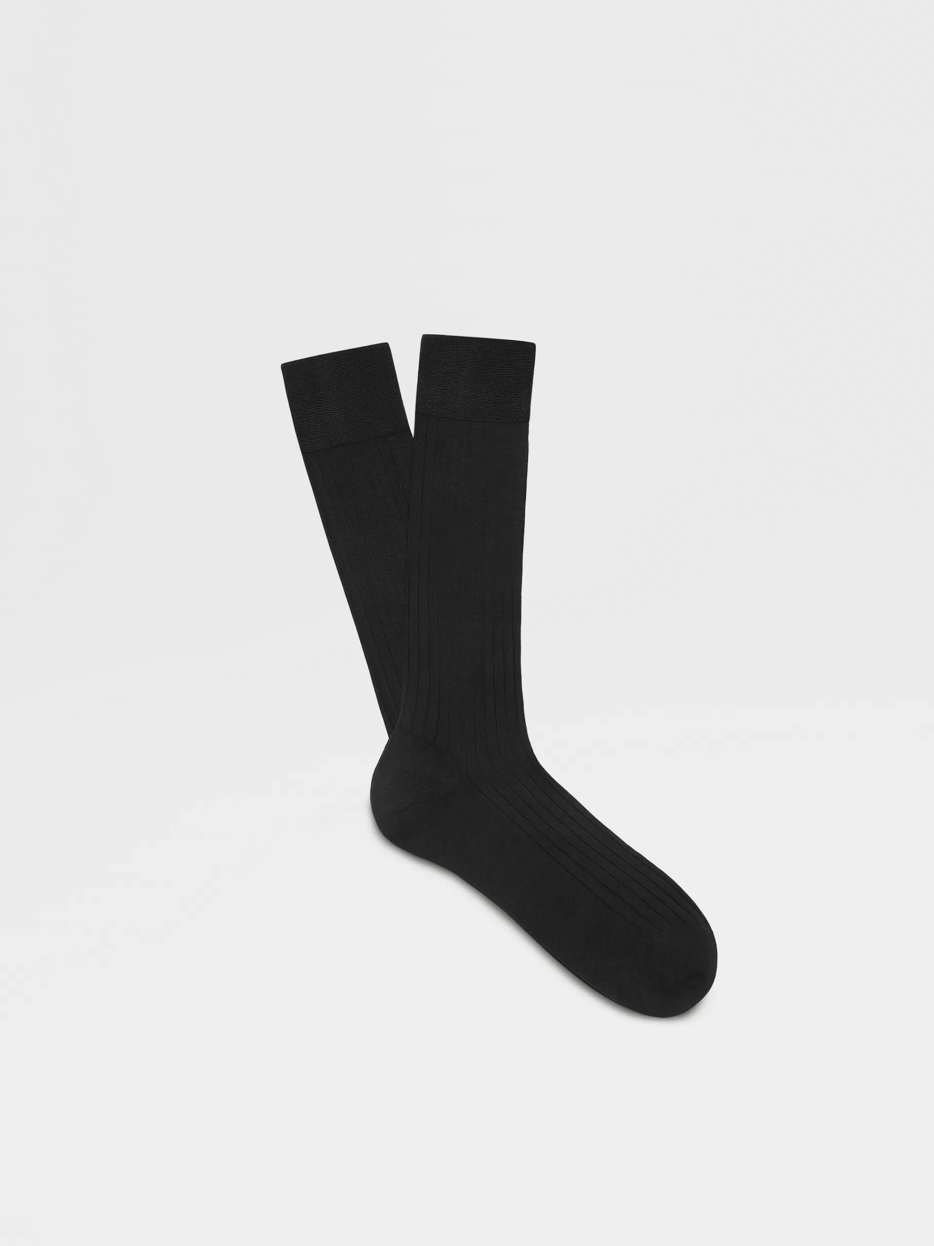 Clearance ZEGNA Chaussettes En Cotones Noir