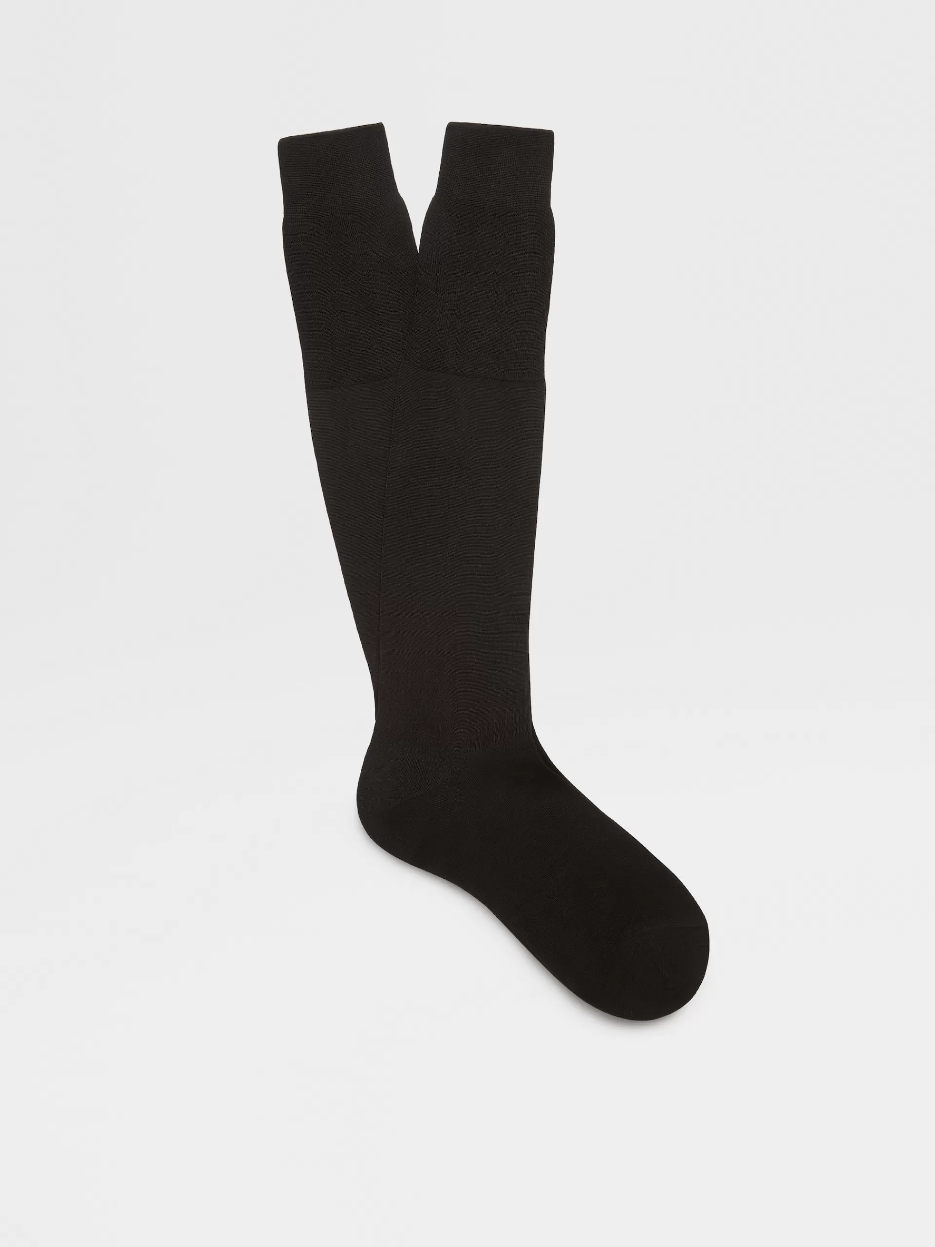 Sale ZEGNA Chaussettes En Cotones Noir