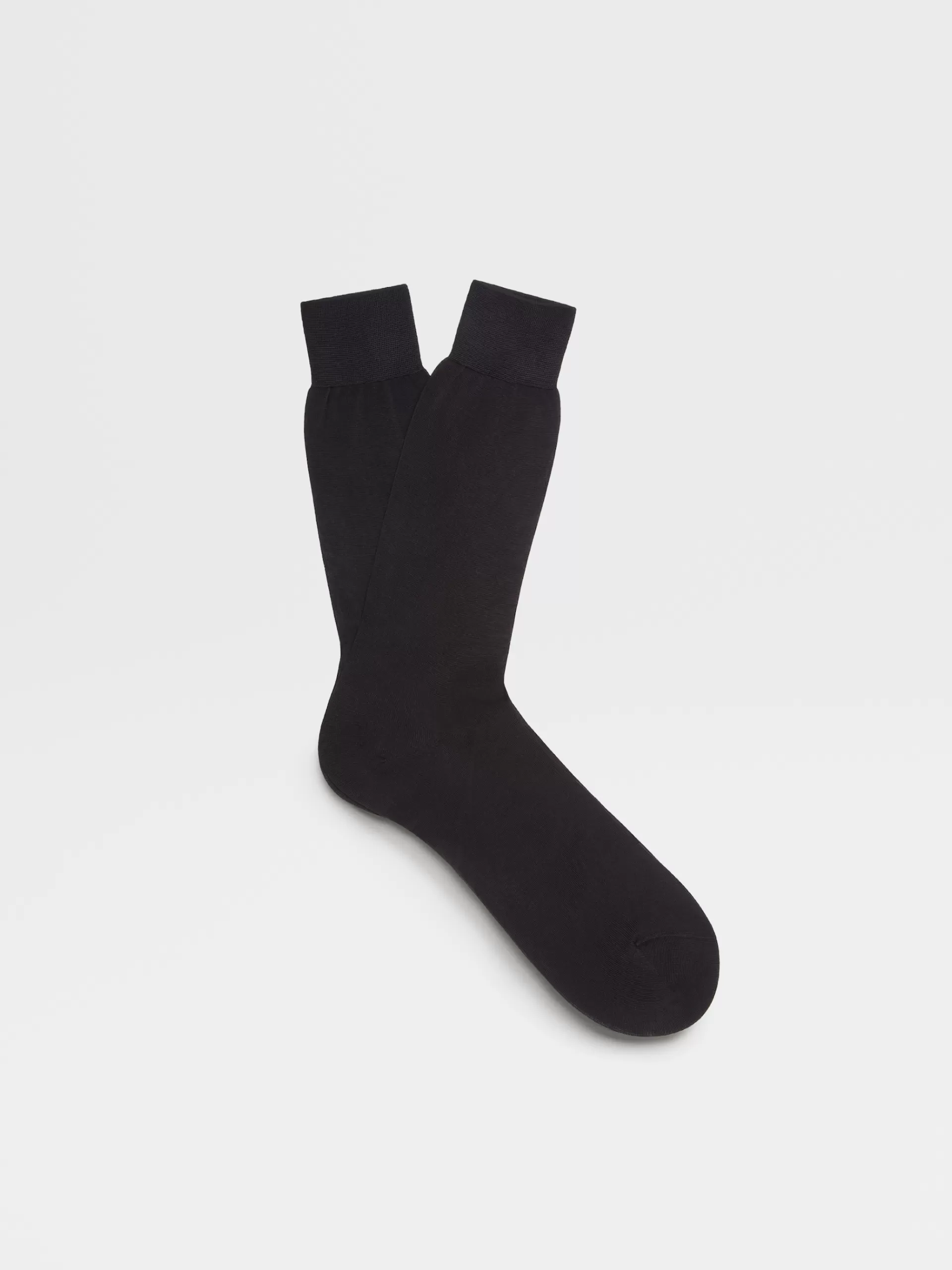 Best Sale ZEGNA Chaussettes En Cotones Noir