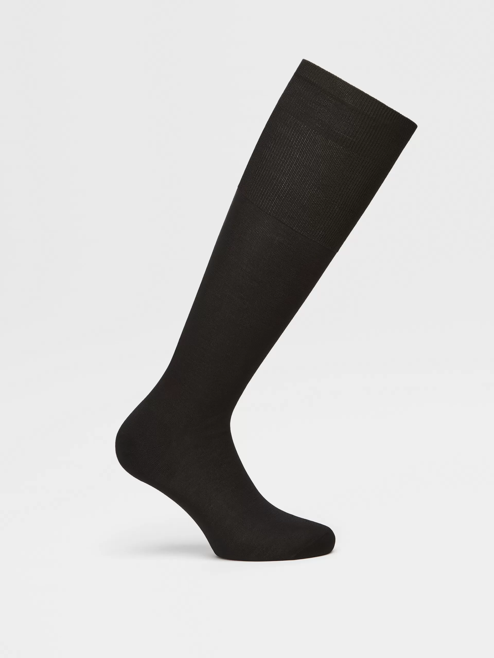 Sale ZEGNA Chaussettes En Cotones Noir