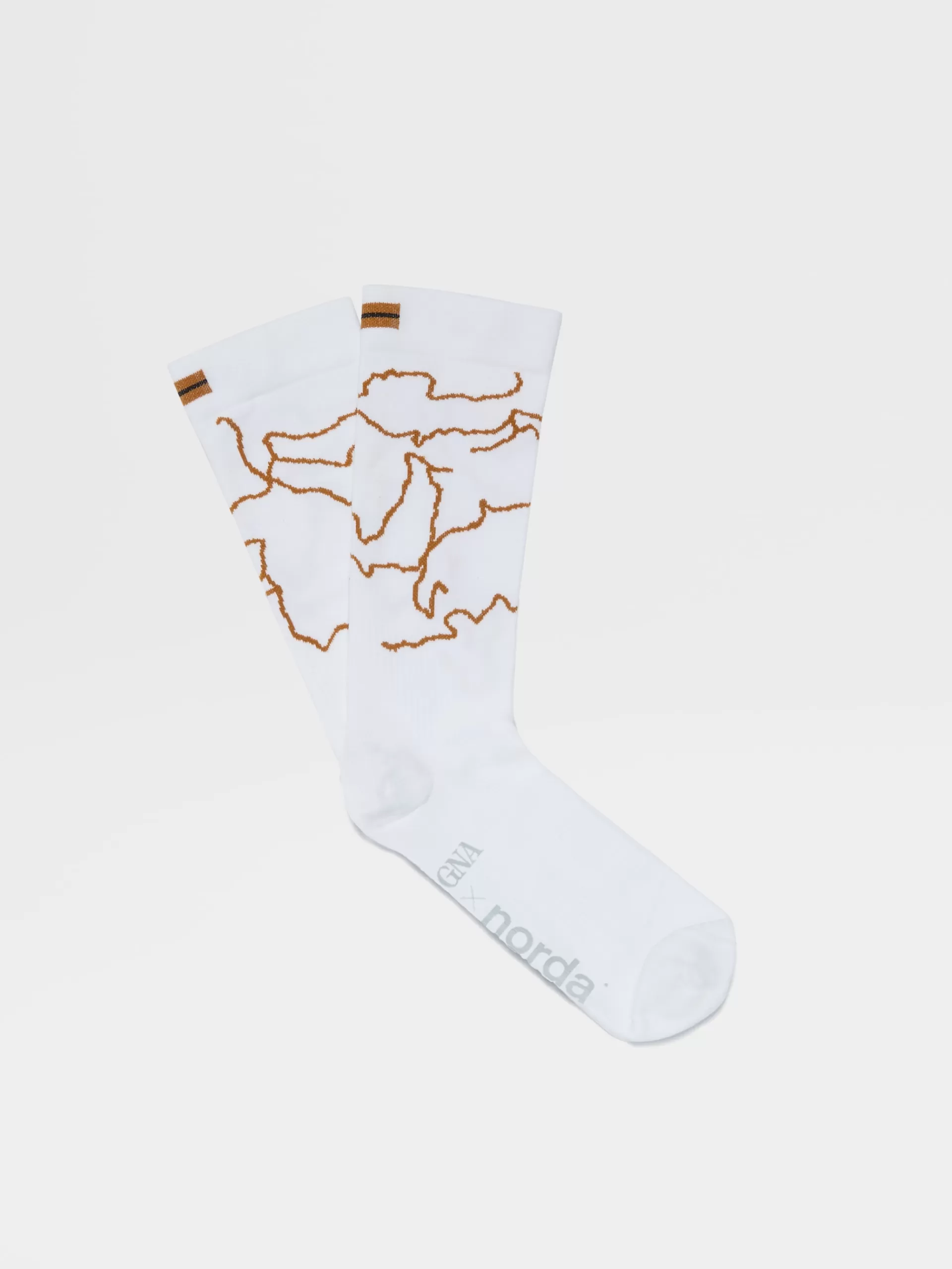 Best ZEGNA Chaussettes Mi-Hauteshes En Tissu Technique X Norda™ Blanc