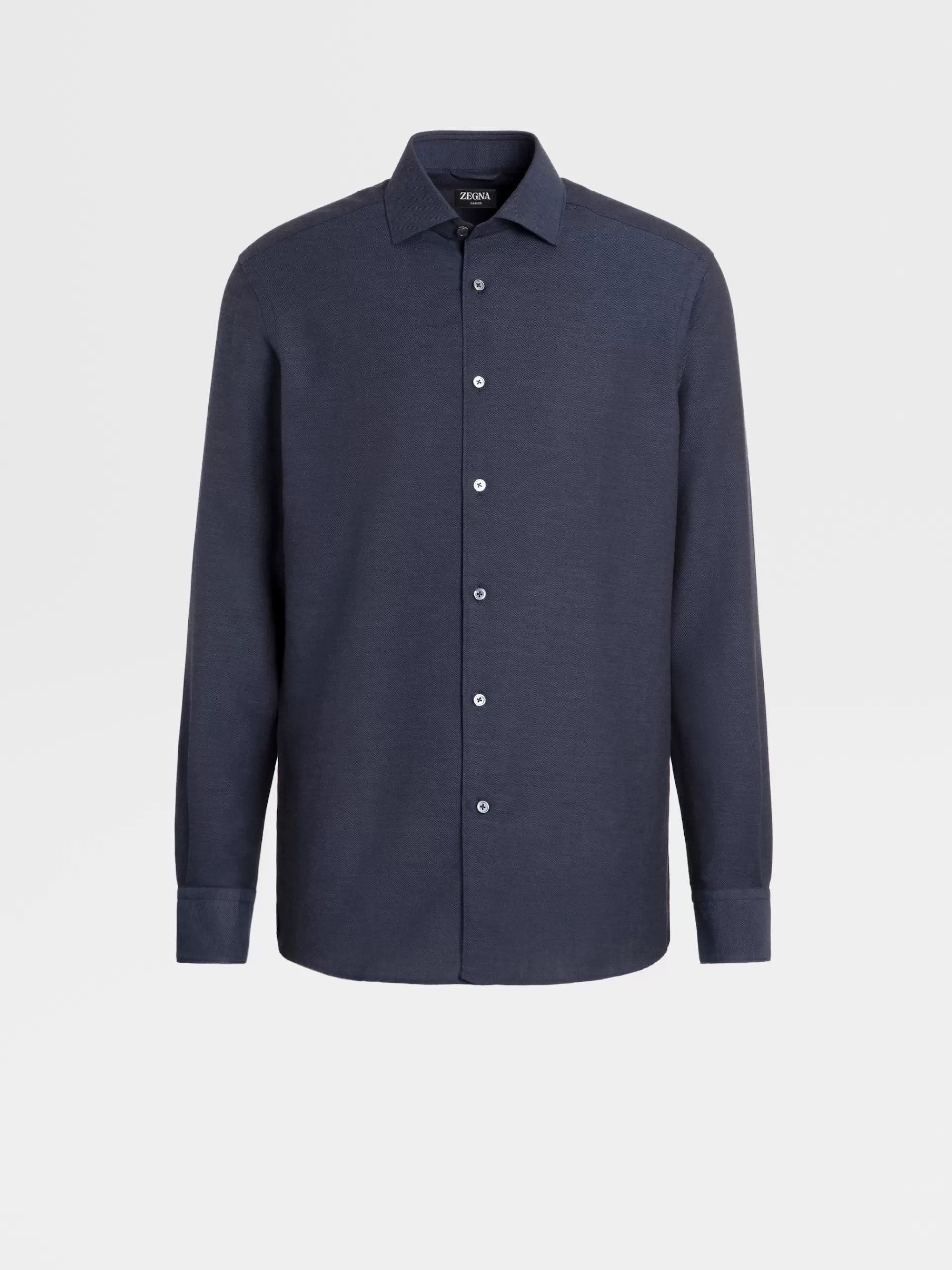 Online ZEGNA Chemise Cashcoe A Manches Longues Bleu