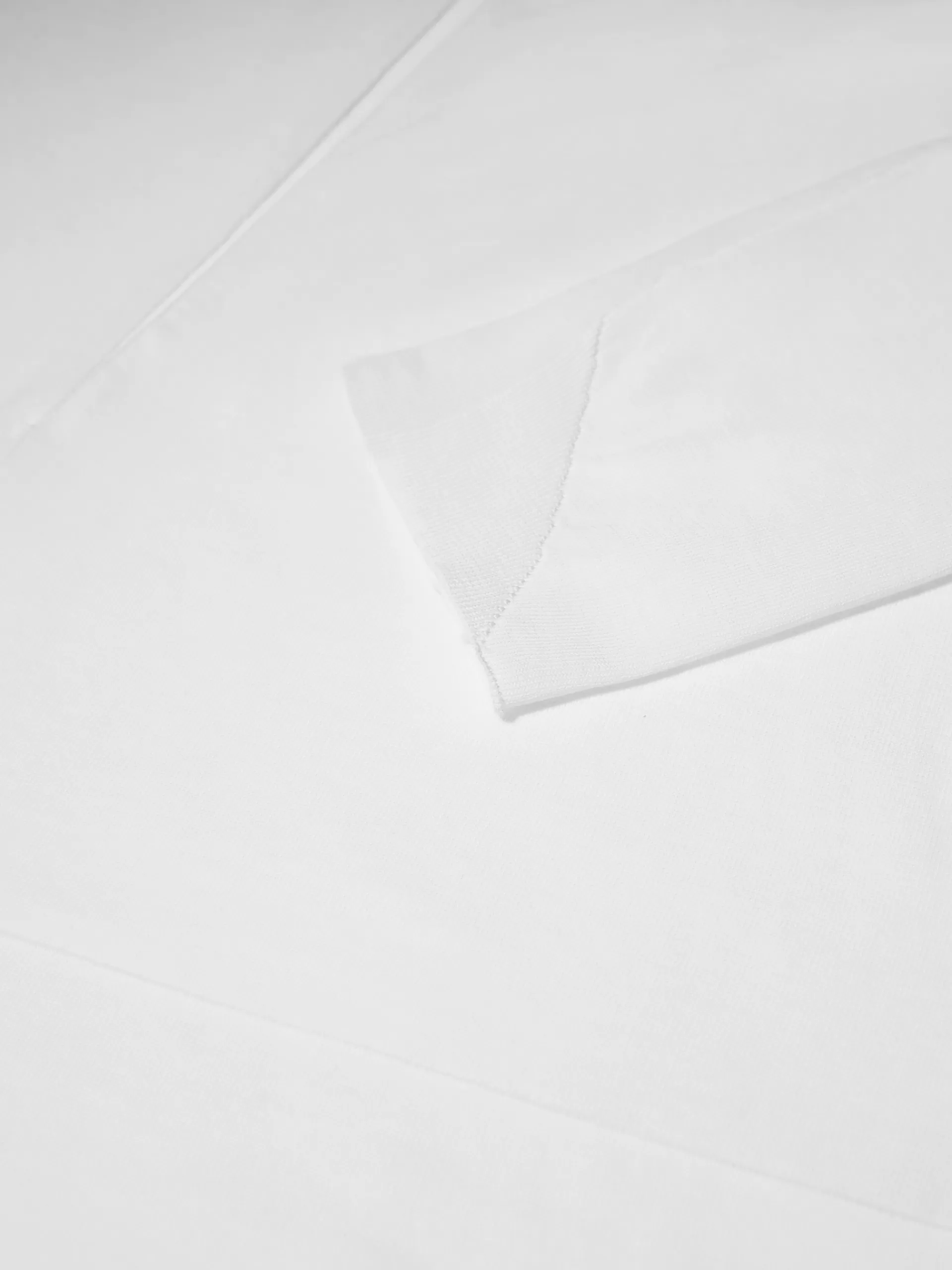 Clearance ZEGNA Col Ras Du Cou Fashion Show En Maille De Coton Pur Blanc Casse