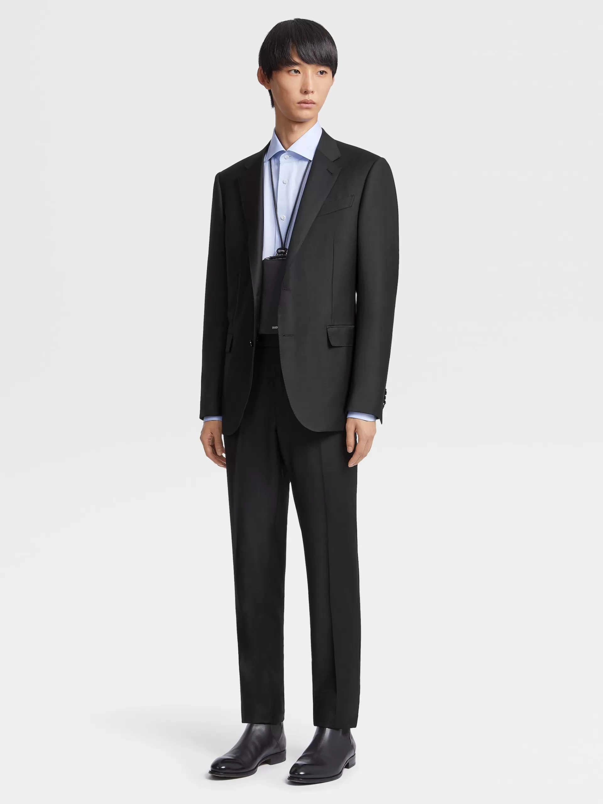 Cheap ZEGNA Costume En Laine Trofeo™ Noir