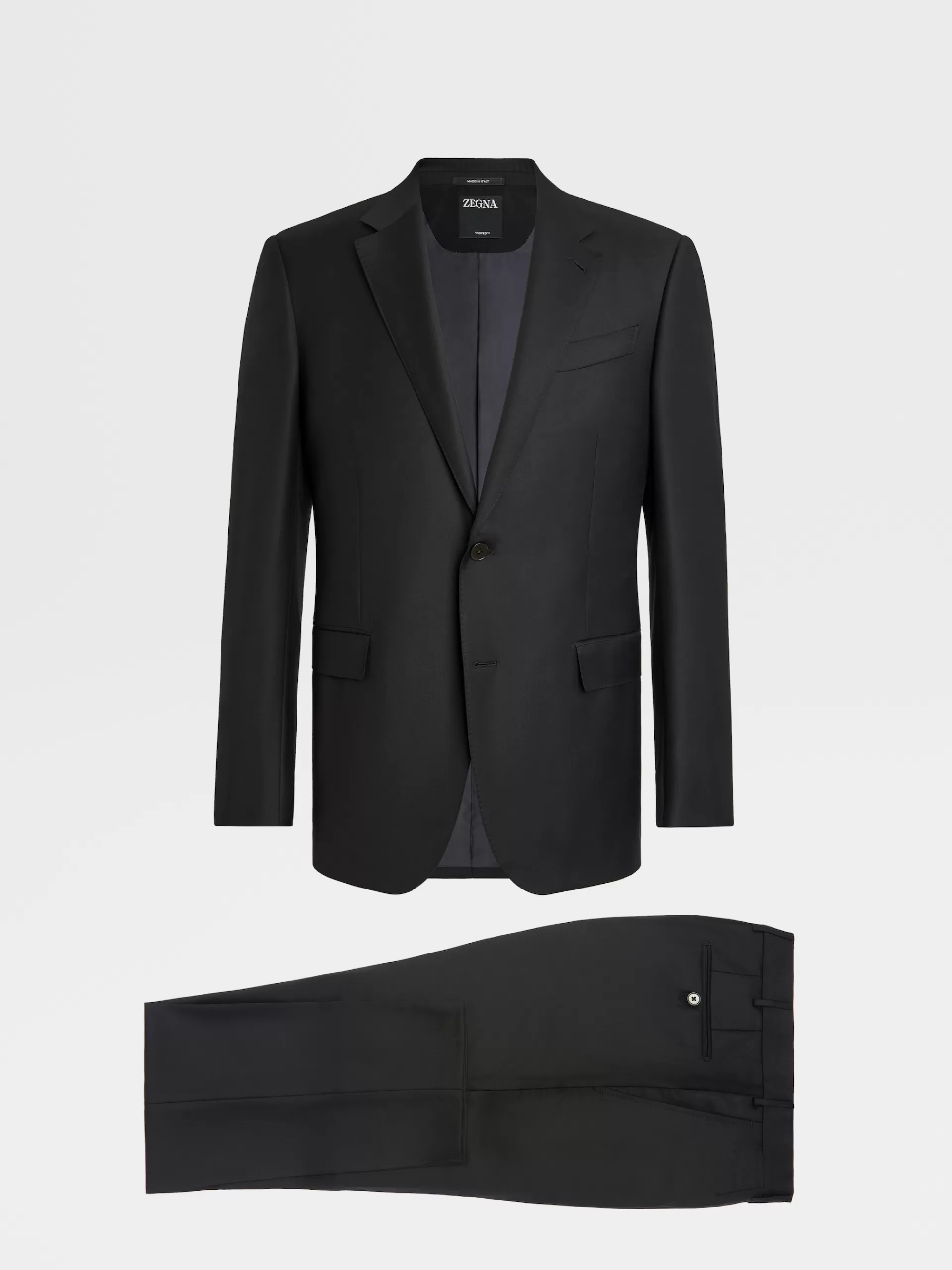 Cheap ZEGNA Costume En Laine Trofeo™ Noir