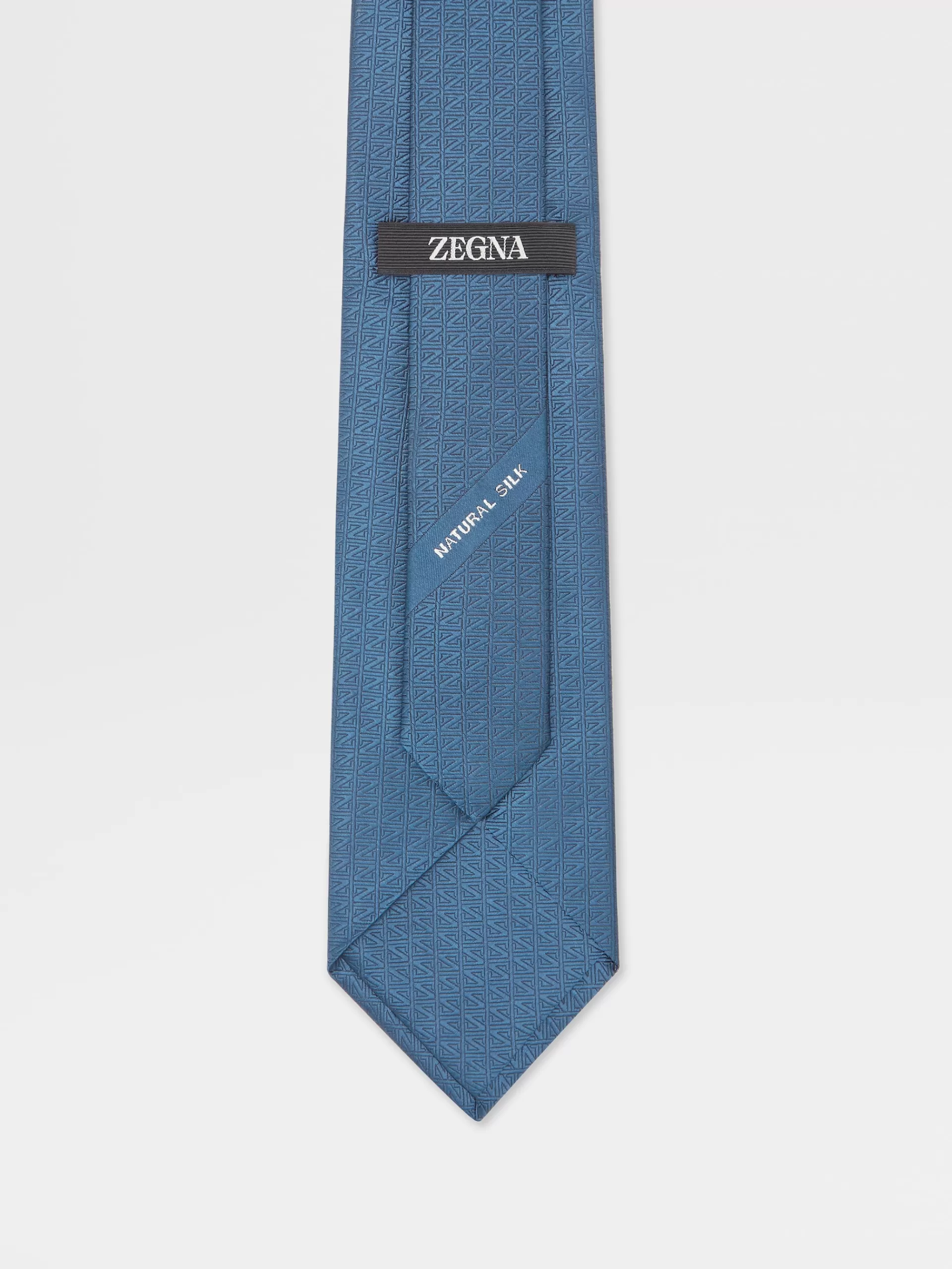 Best ZEGNA Cravate En Soie Bleu Sarcelle