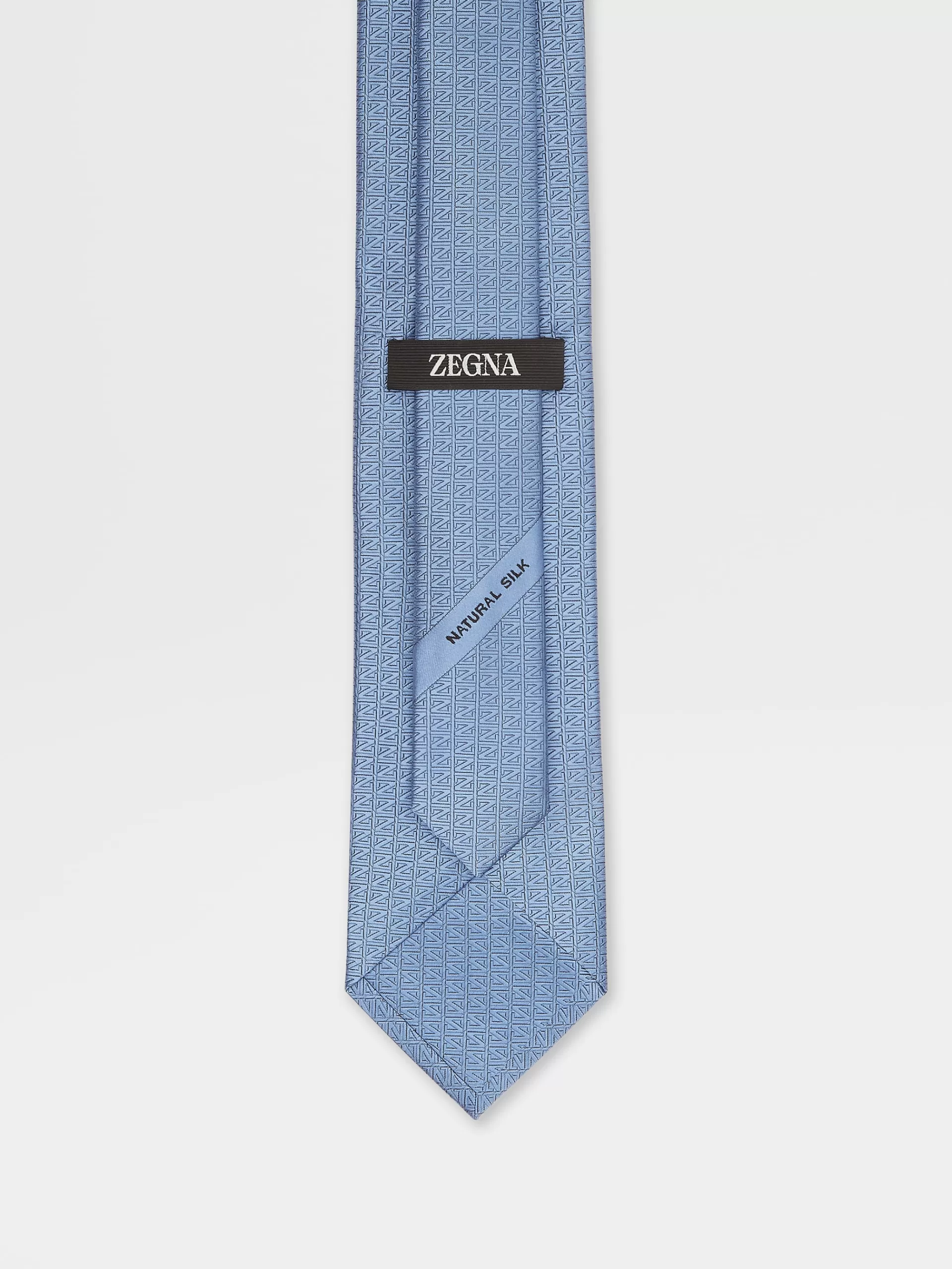 Clearance ZEGNA Cravate En Soie Bleu Vif