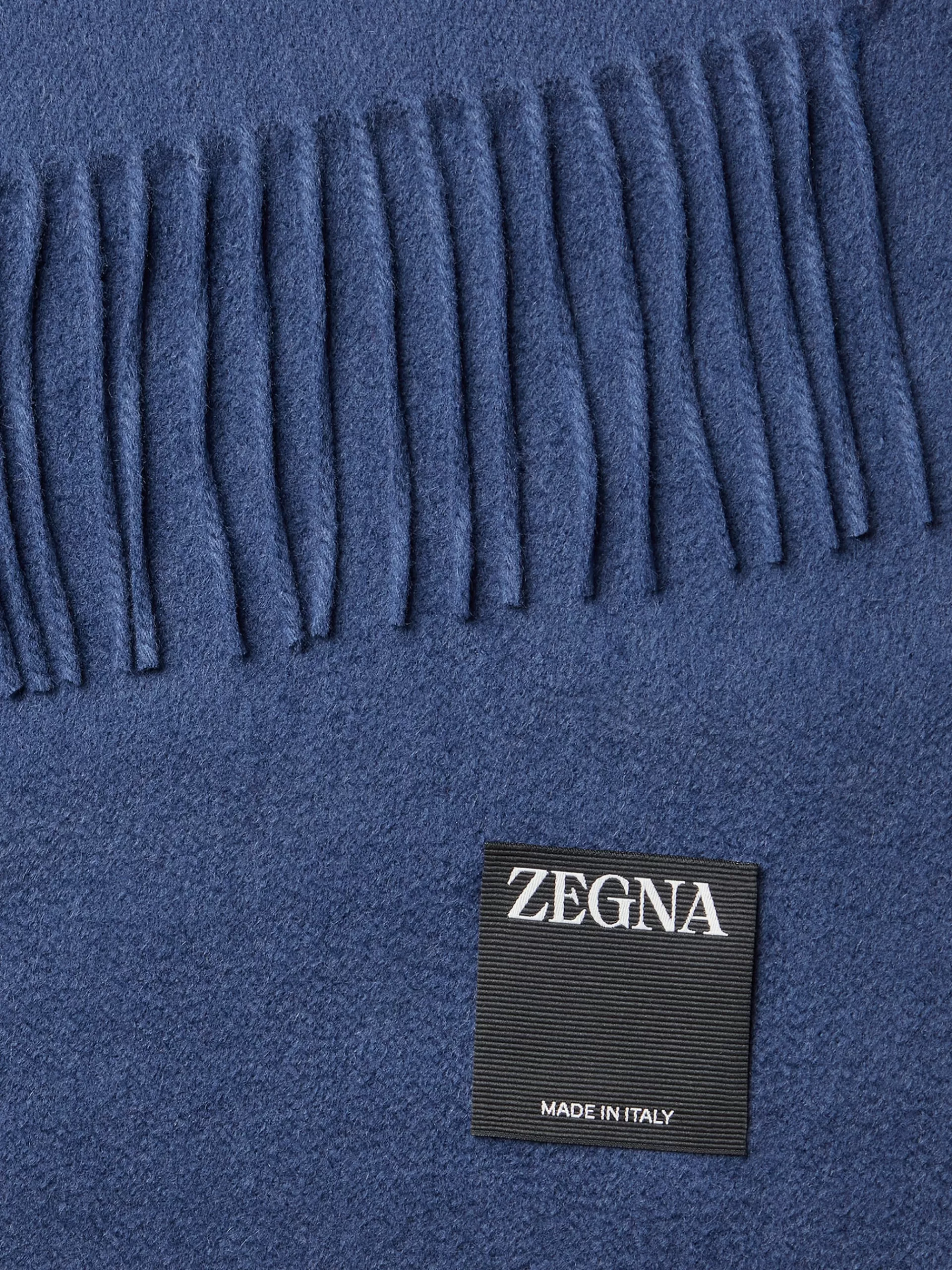 Hot ZEGNA Echarpe En Cachemiree Bleu