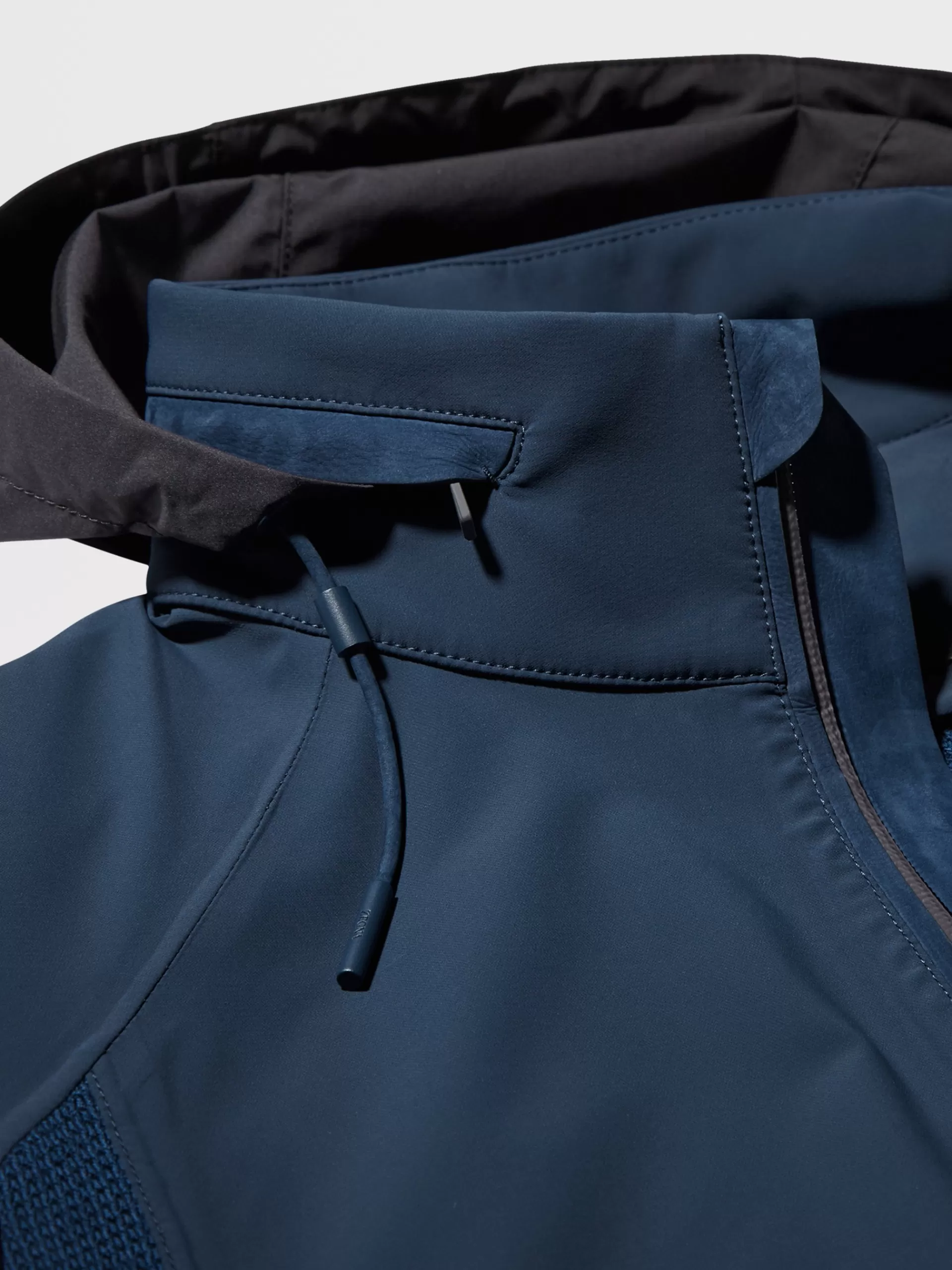 Sale ZEGNA Gilet Sans Manches Hybride En Laine High Performance™ Et Nylon Bleu Fonce