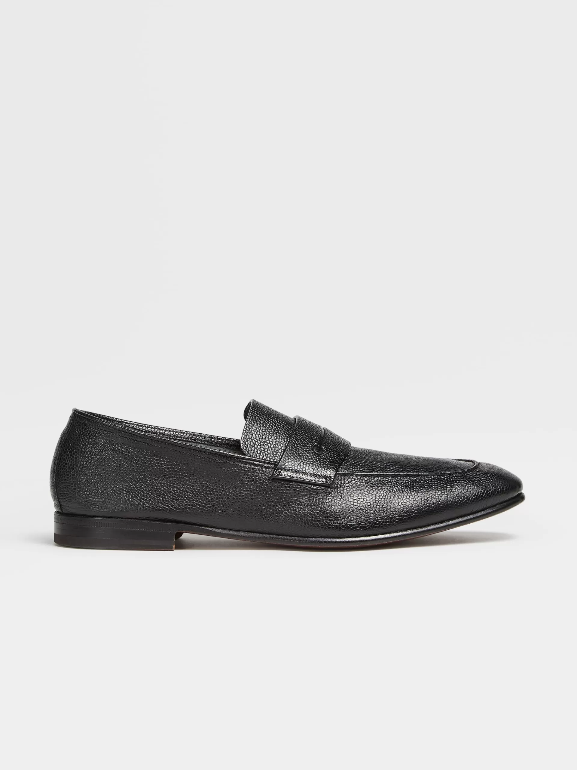 Online ZEGNA Mocassin L'Asola En Cuir Noir