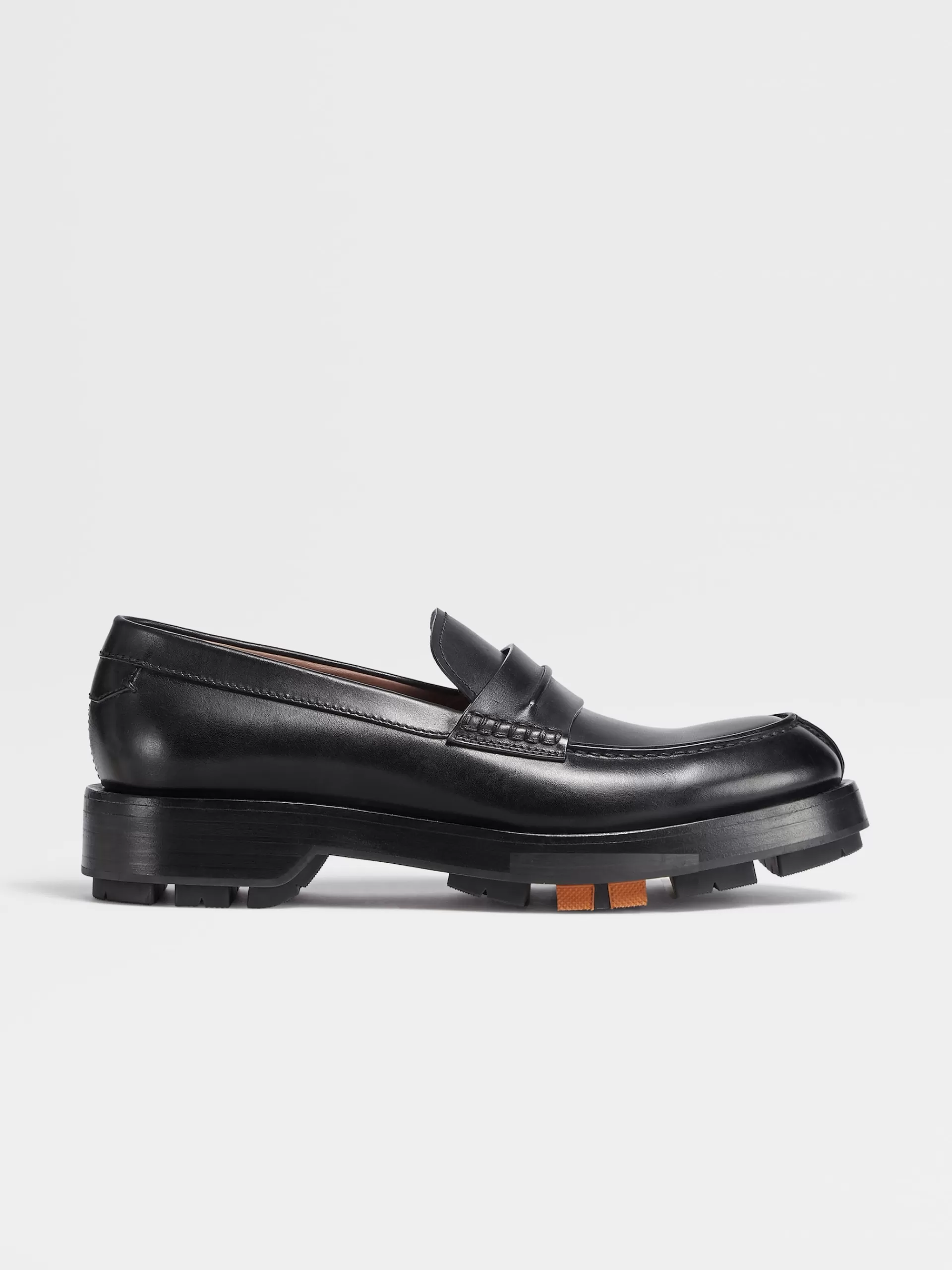 Online ZEGNA Mocassins En Cuir Ponce Udines Noir