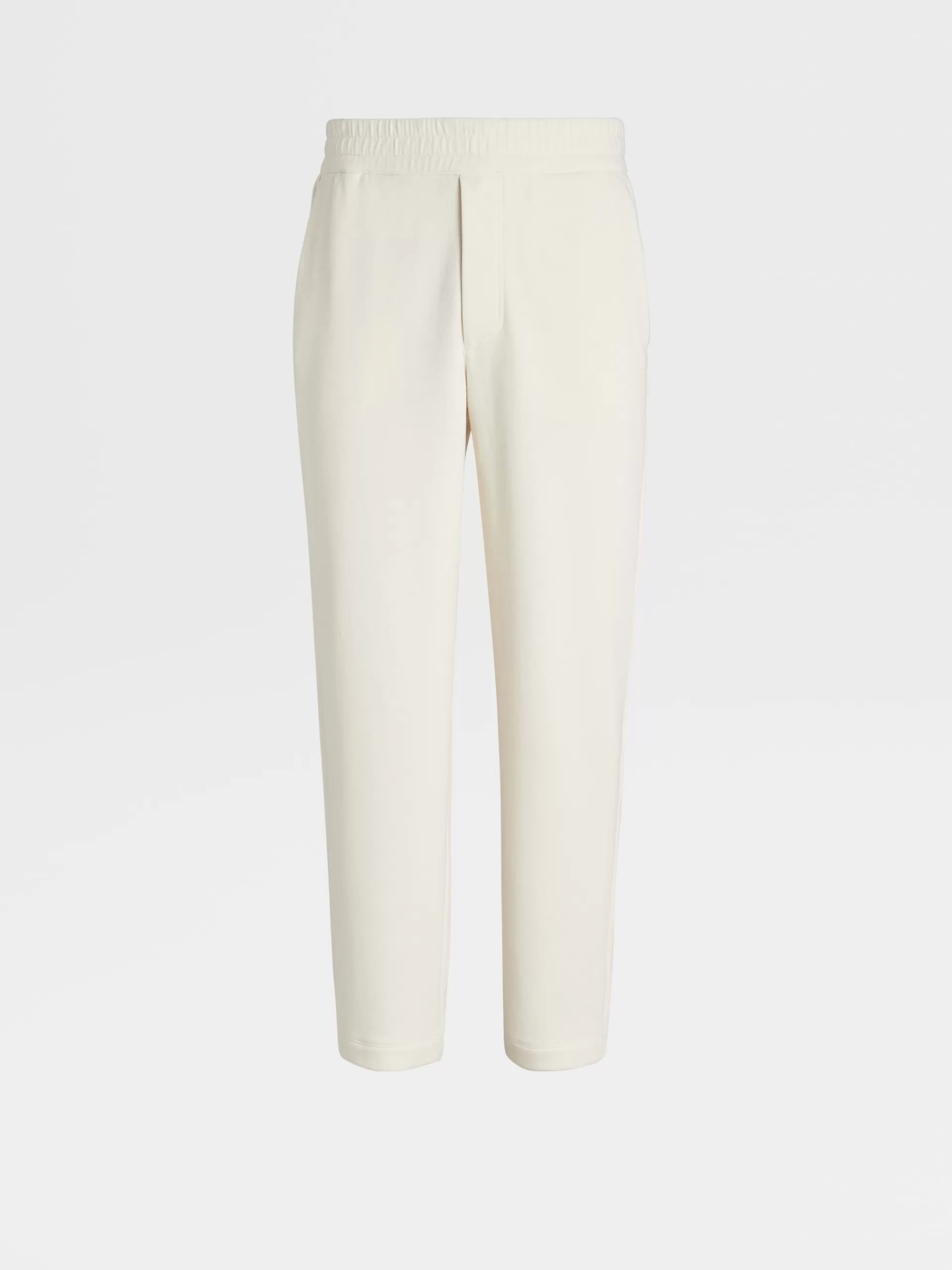 Best ZEGNA Pantalon De Jogging En Coton Et Cachemire Blanc