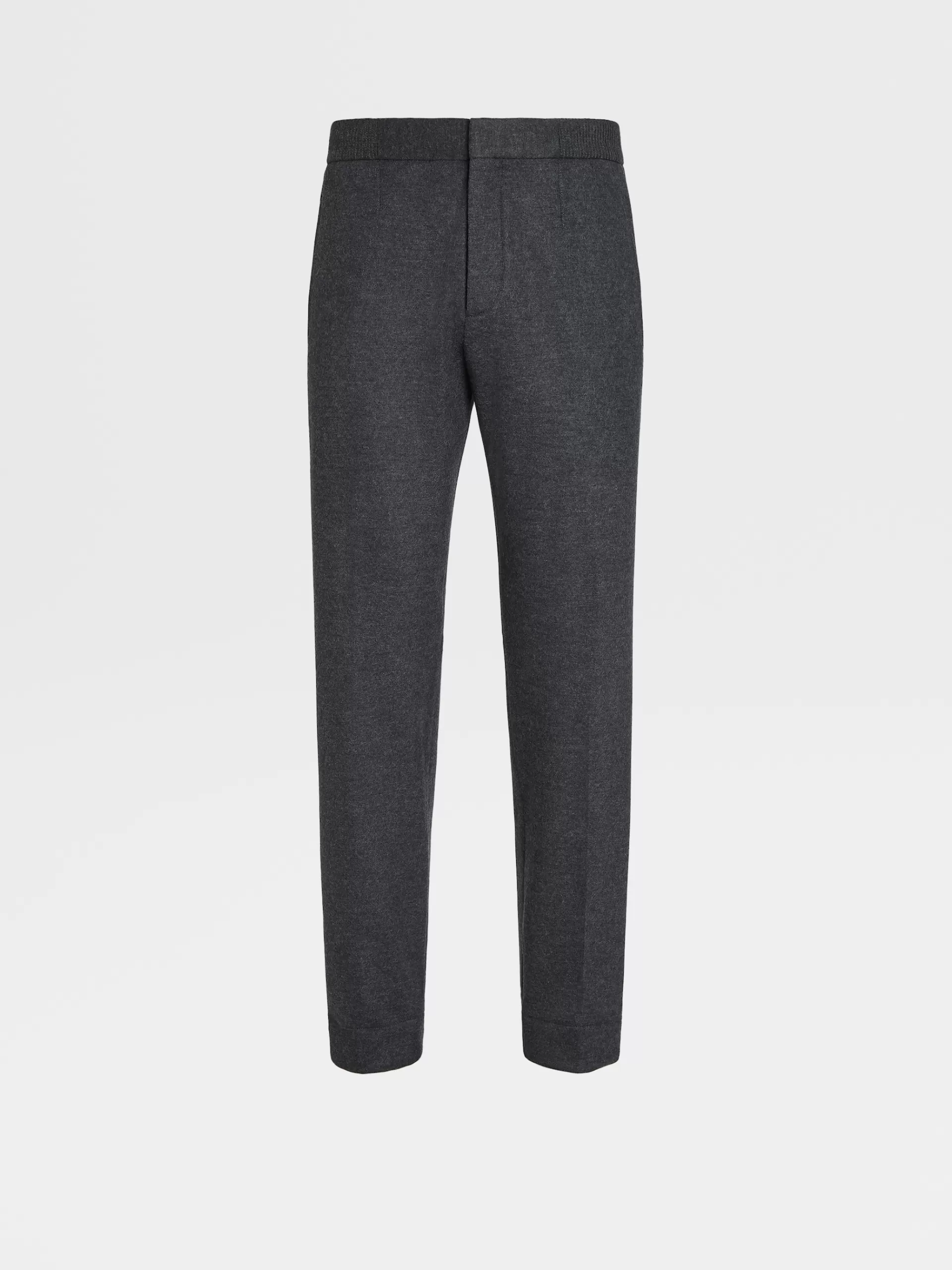 Hot ZEGNA Pantalon De Jogging En Jersey De Laine Gris Fonce