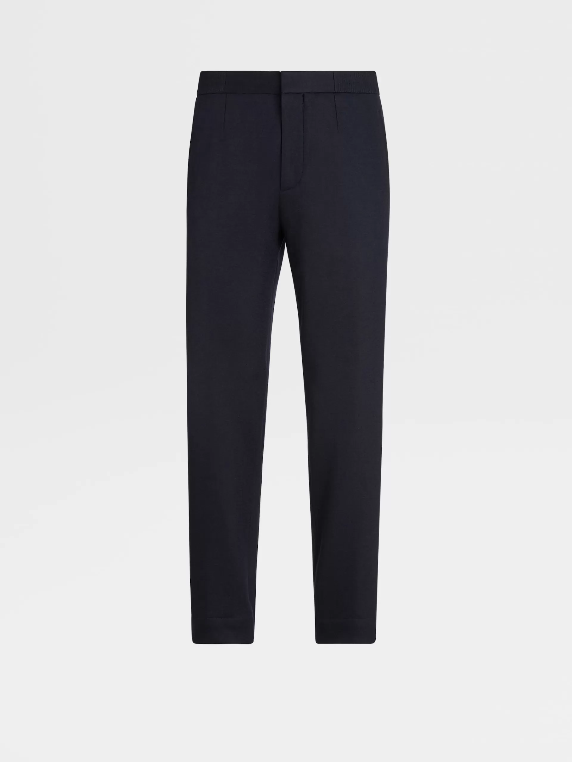 Cheap ZEGNA Pantalon De Jogging En Jersey De Laine Bleu Marine