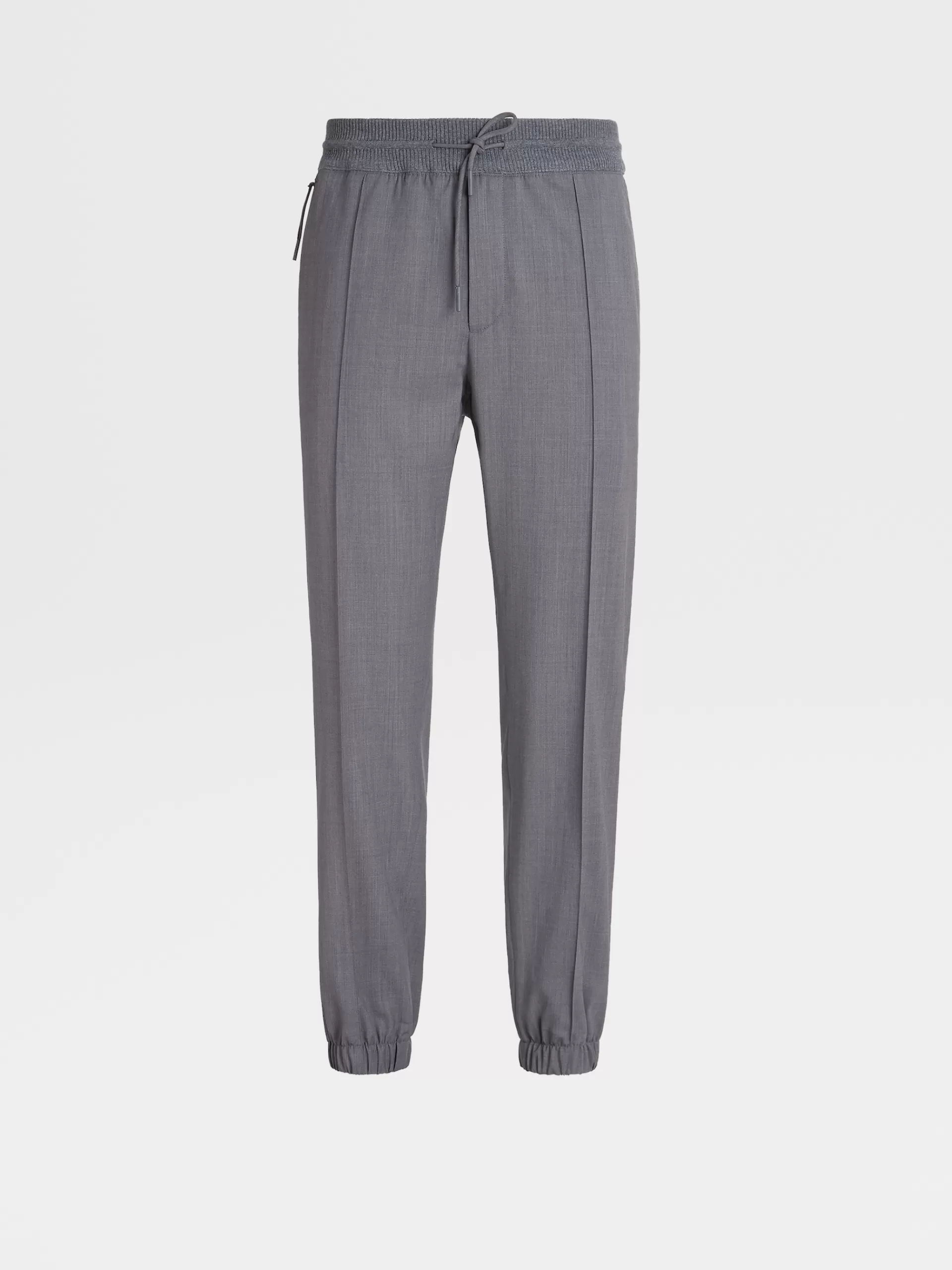 Fashion ZEGNA Pantalon De Jogging En Laine High Performance™ Gris Chine