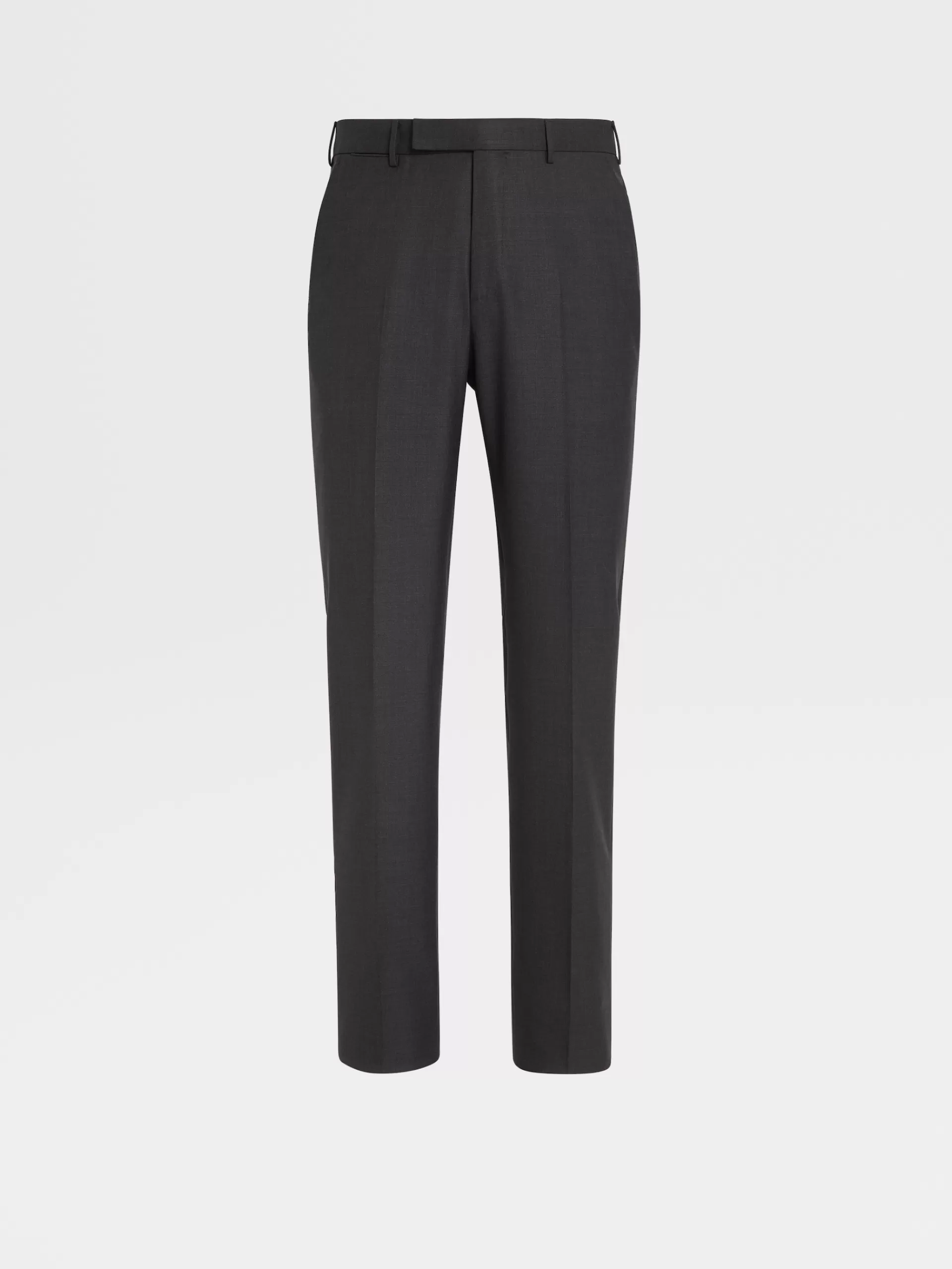 Clearance ZEGNA Pantalon En Laine 15Milmil15 Gris Fonce