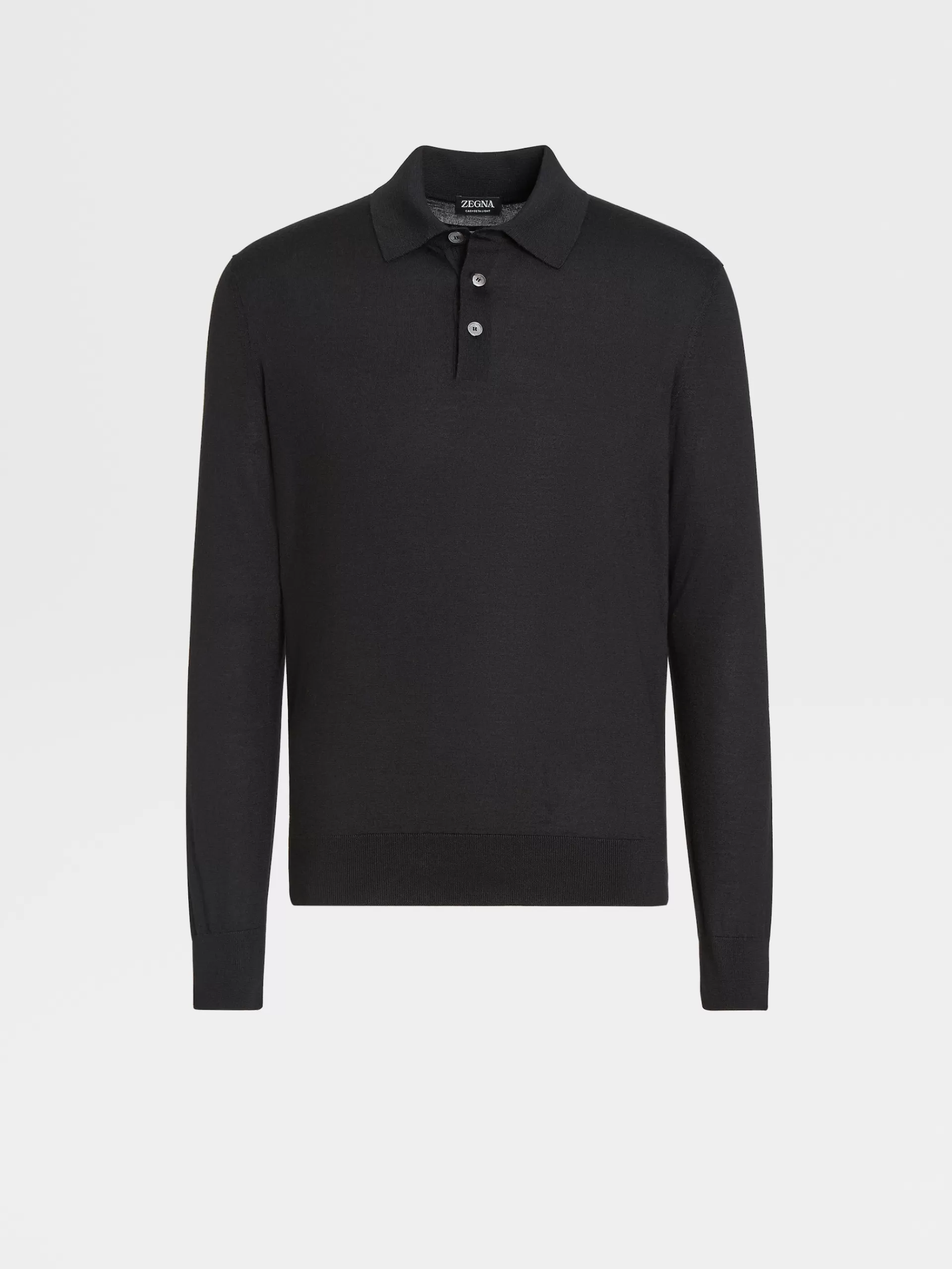 Online ZEGNA Polo Cashseta Light Noir