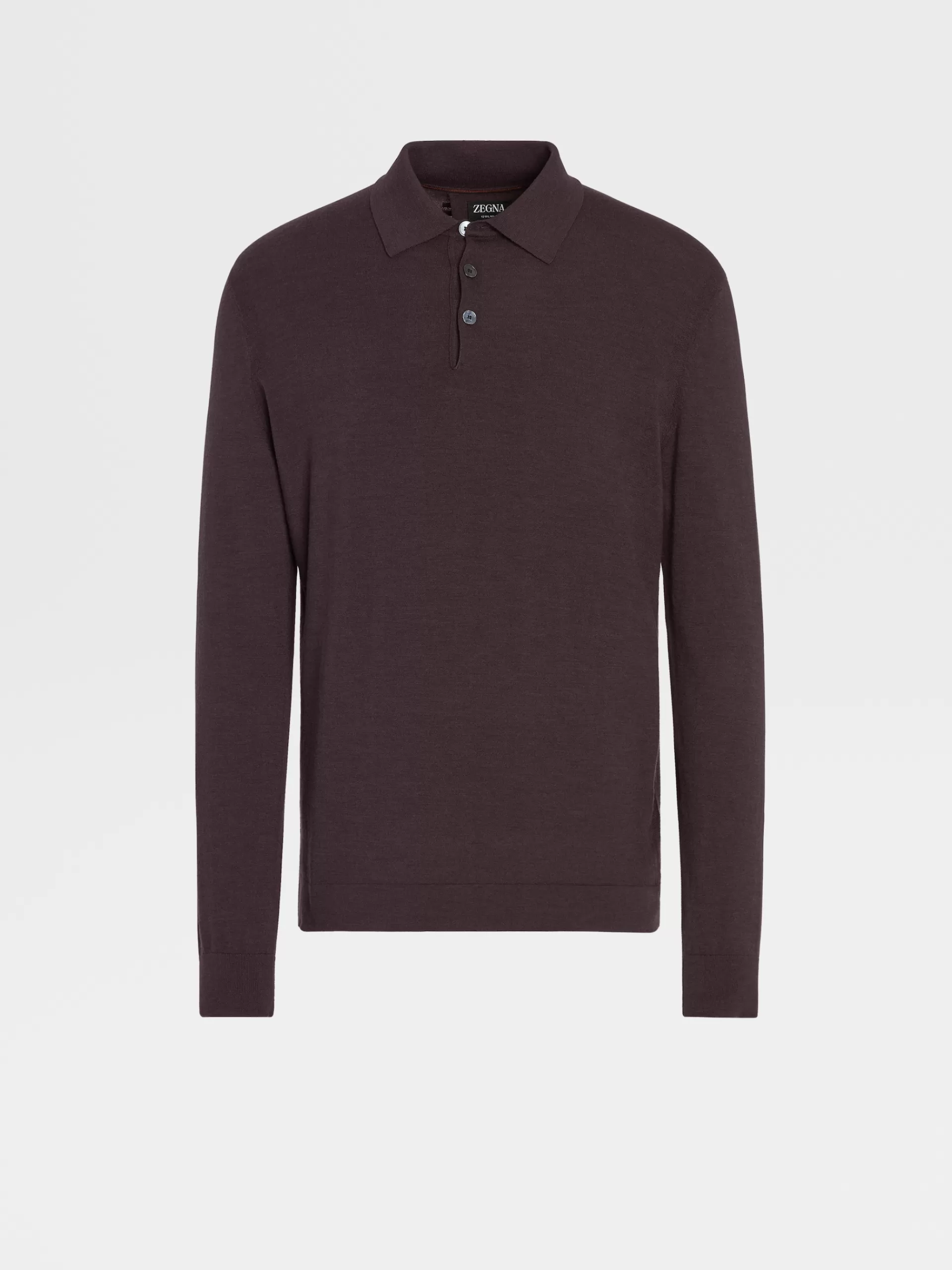 Clearance ZEGNA Polo En Laine 12Milmil12 Bordeaux