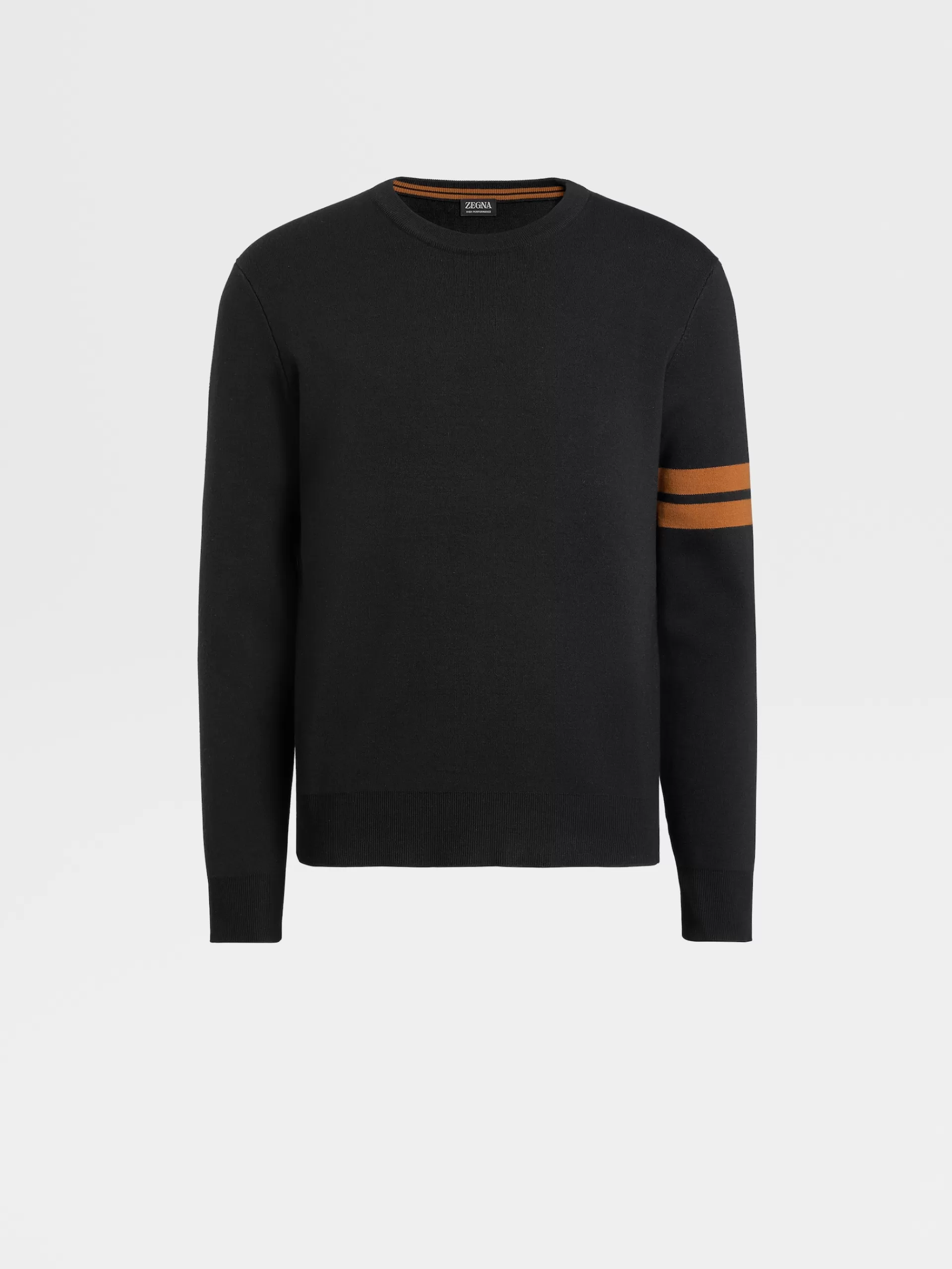 Cheap ZEGNA Pull Ras Du Cou En Laine High Performance™ Noir