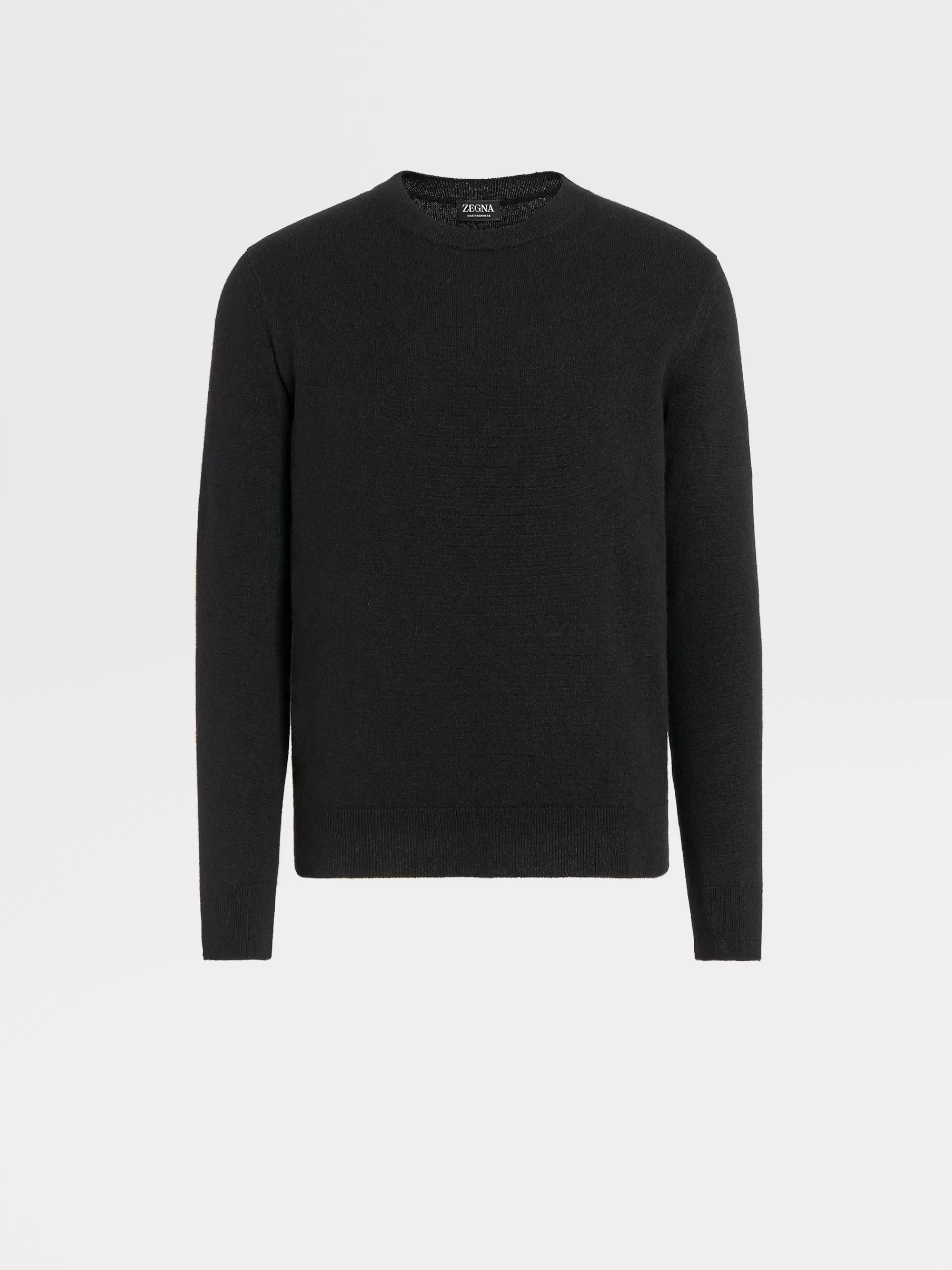 Cheap ZEGNA Pull Ras Du Cou Oasi Cashmere Noir