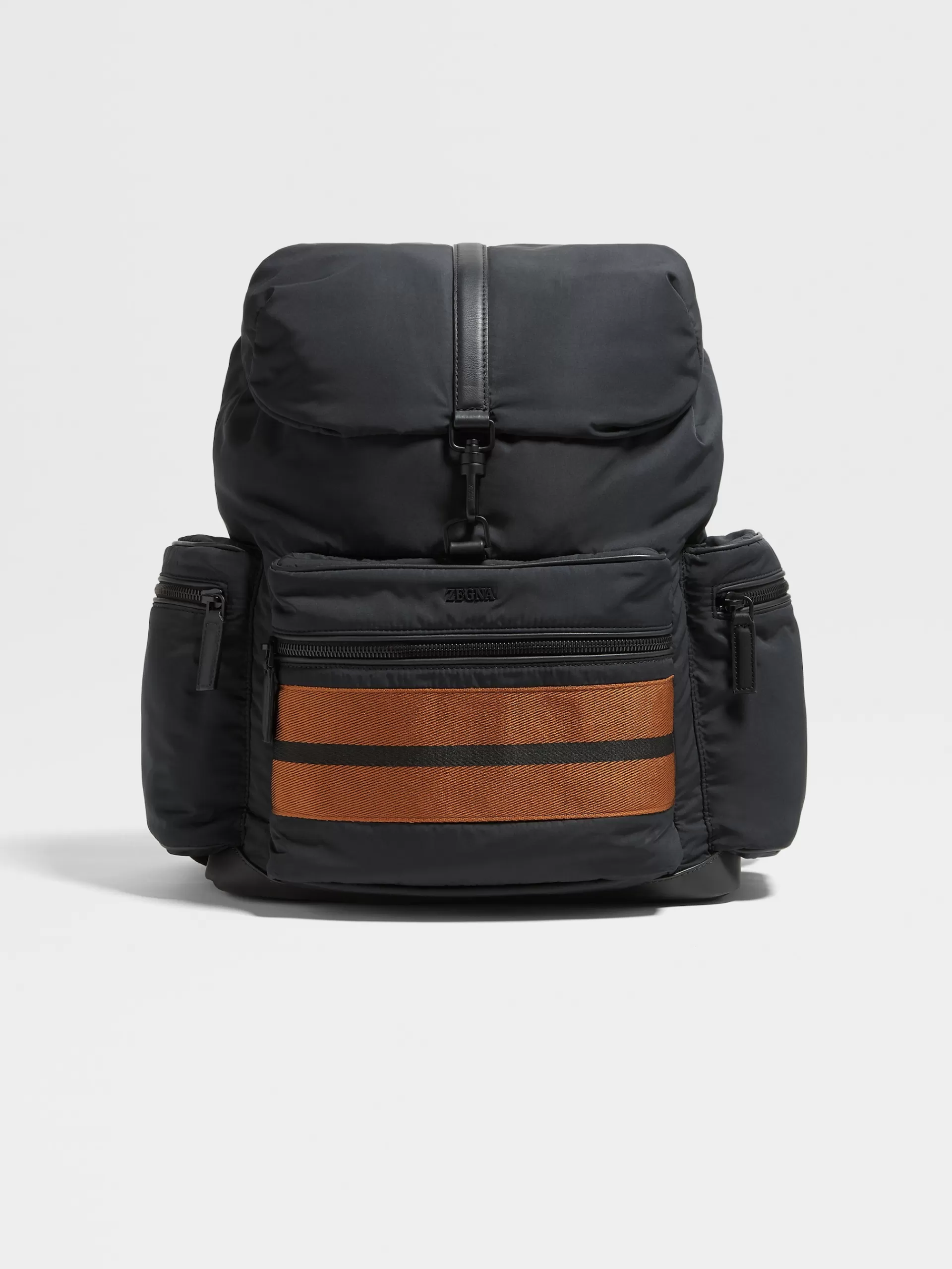 Best ZEGNA Sac A Dos Special En Polyester Surcycle Noir