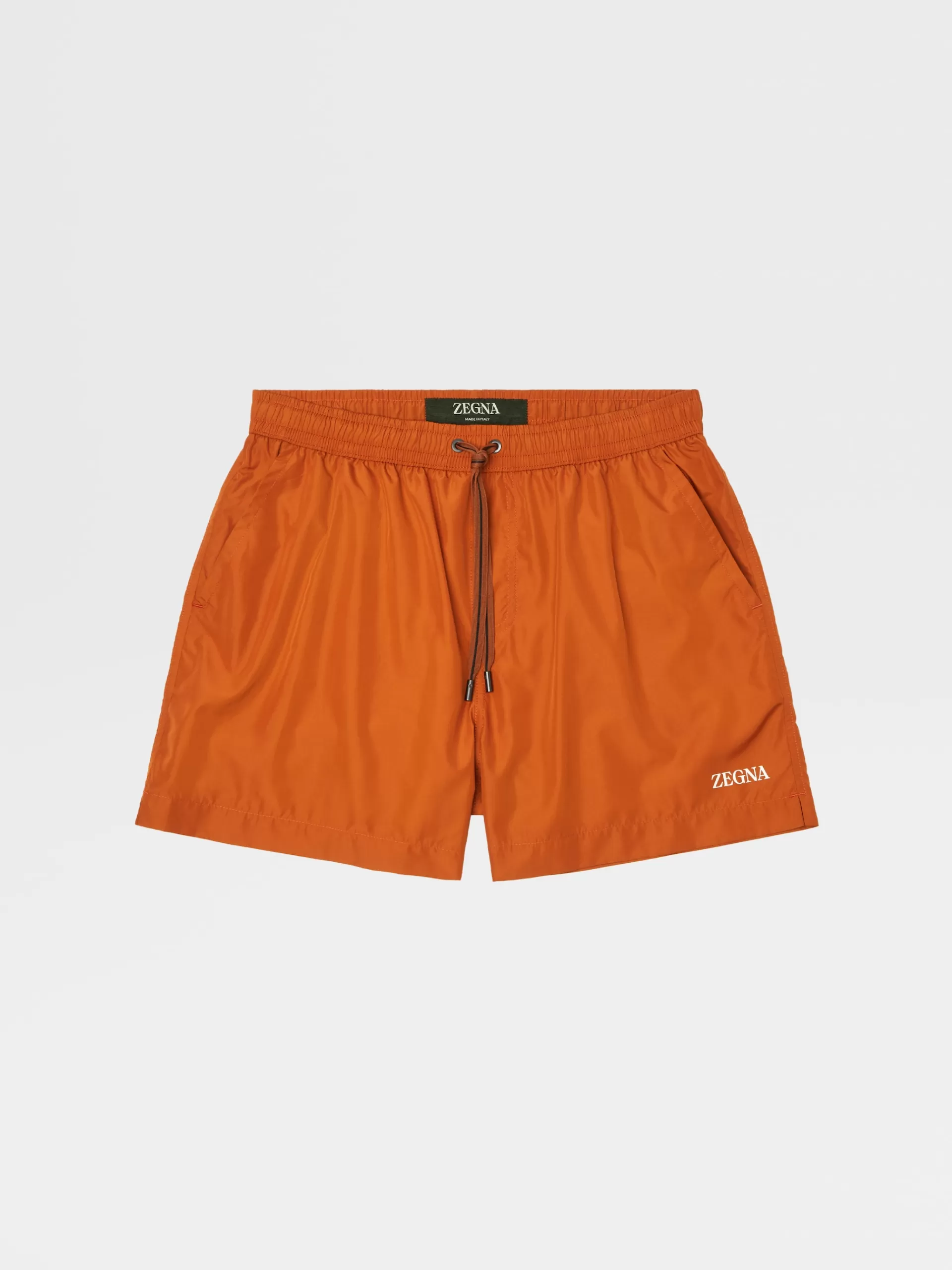 Hot ZEGNA Short De Bain En Tissu Technique Orange