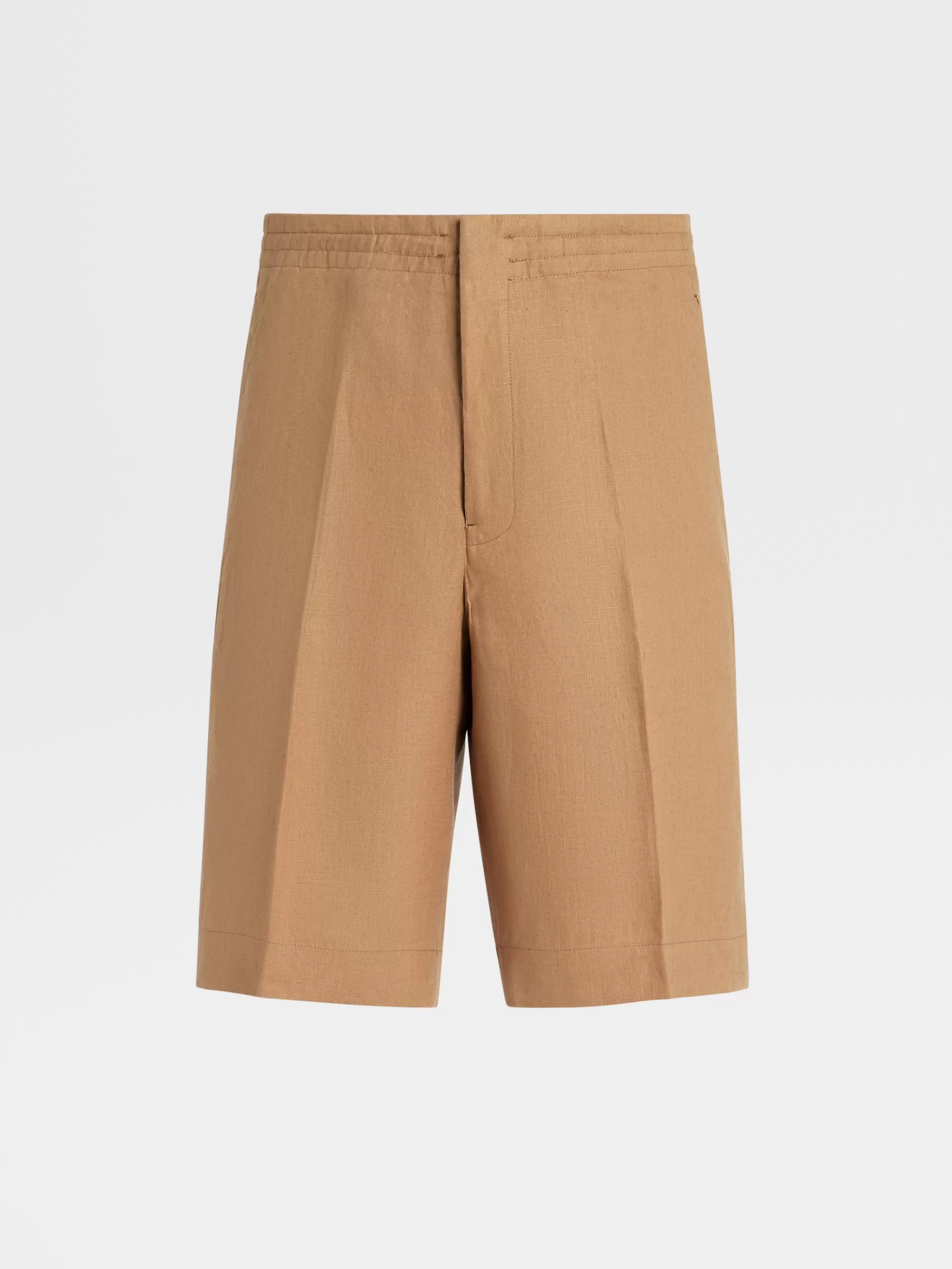 Clearance ZEGNA Short En Lin Pur Beige